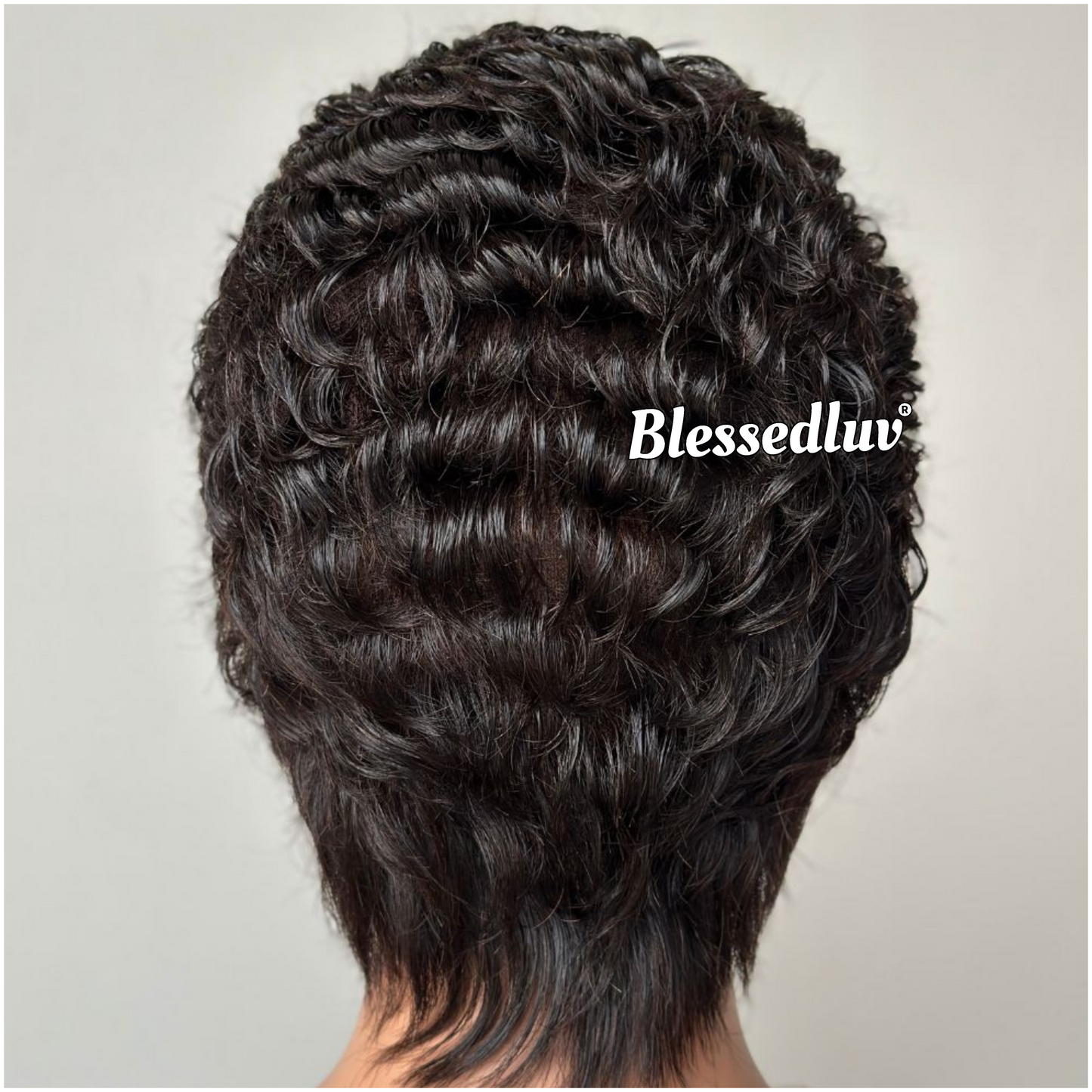 Lucy – Pixie Cut Glueless Full Lace Wig, Ready to Wear-Blessedluv.com-Brazilianweave.com