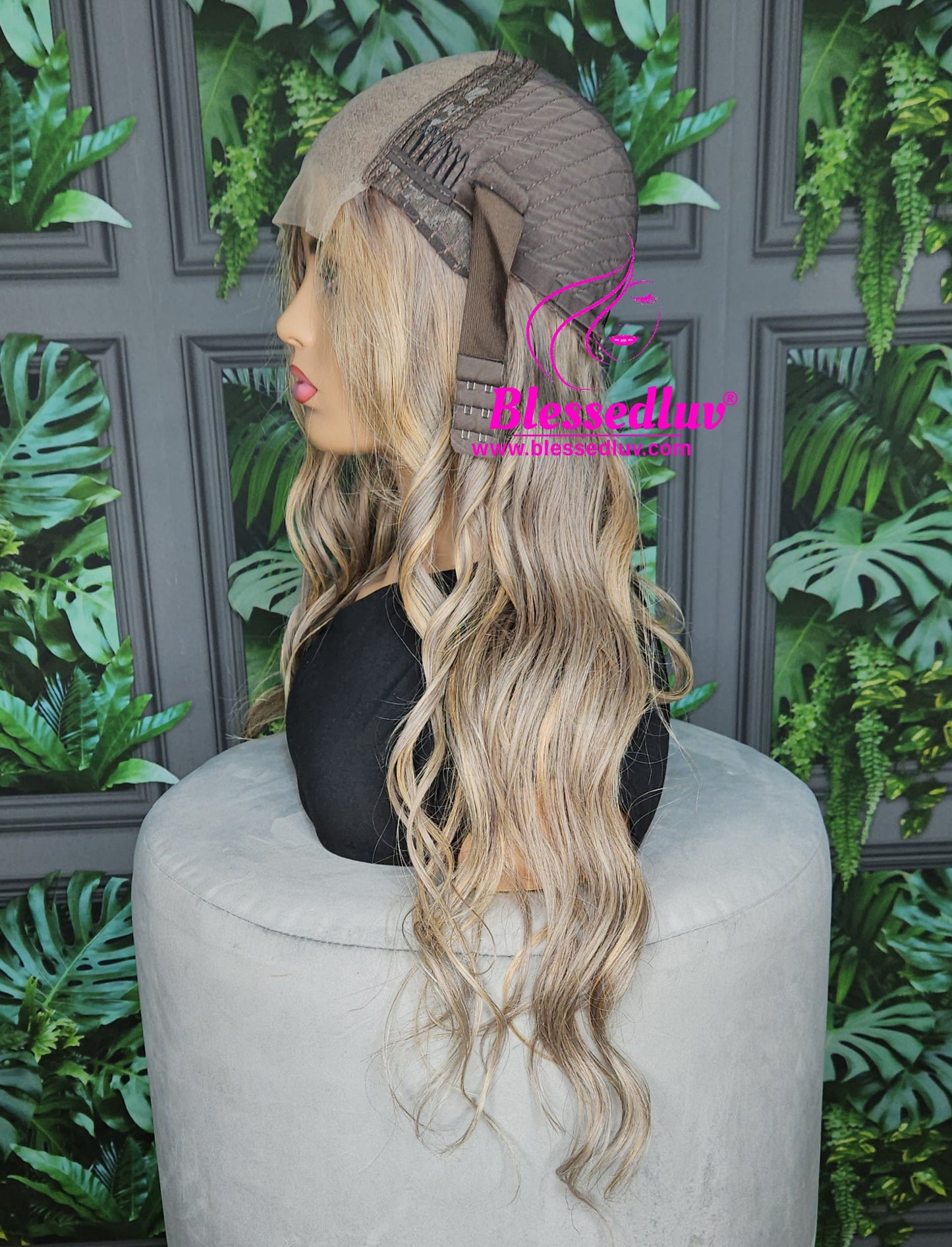 Madeline - Blonde Balayage Closure Wig-Wigs-www.blessedluv.com-Brazilianweave.com