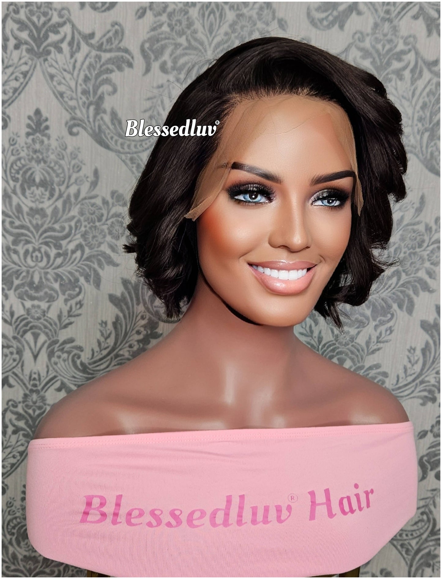 Rachel - Silky Yaki Glueless Lace Frontal Wig-Wig-Blessedluv.com-Brazilianweave.com