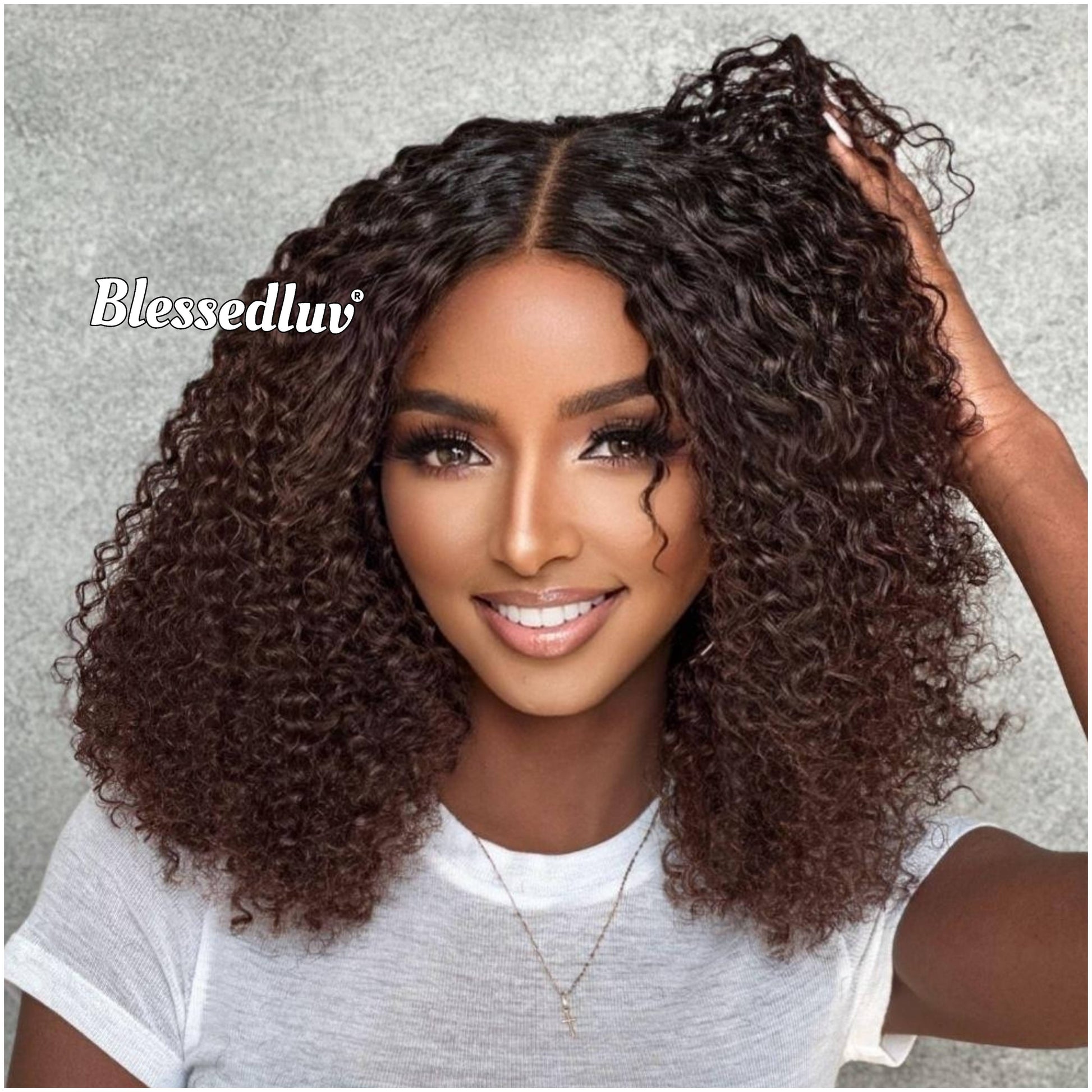 Ari - Kinky Curly Ombré Texture Wig - 250%-Blessedluv.com-Brazilianweave.com