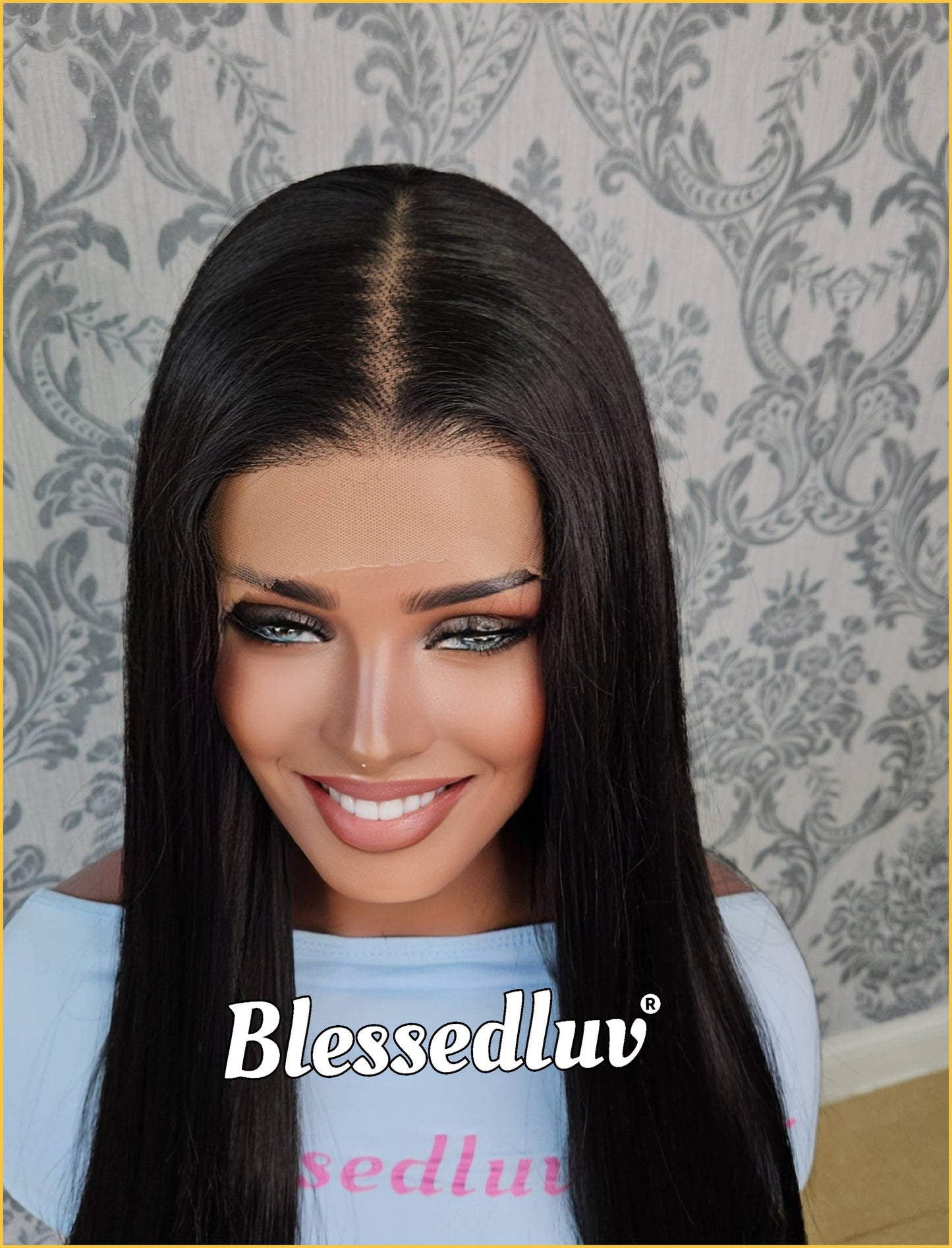 Brielle – 13x6 Premium Human Hair Blend Wig-Wig-Blessedluv.com-Brazilianweave.com
