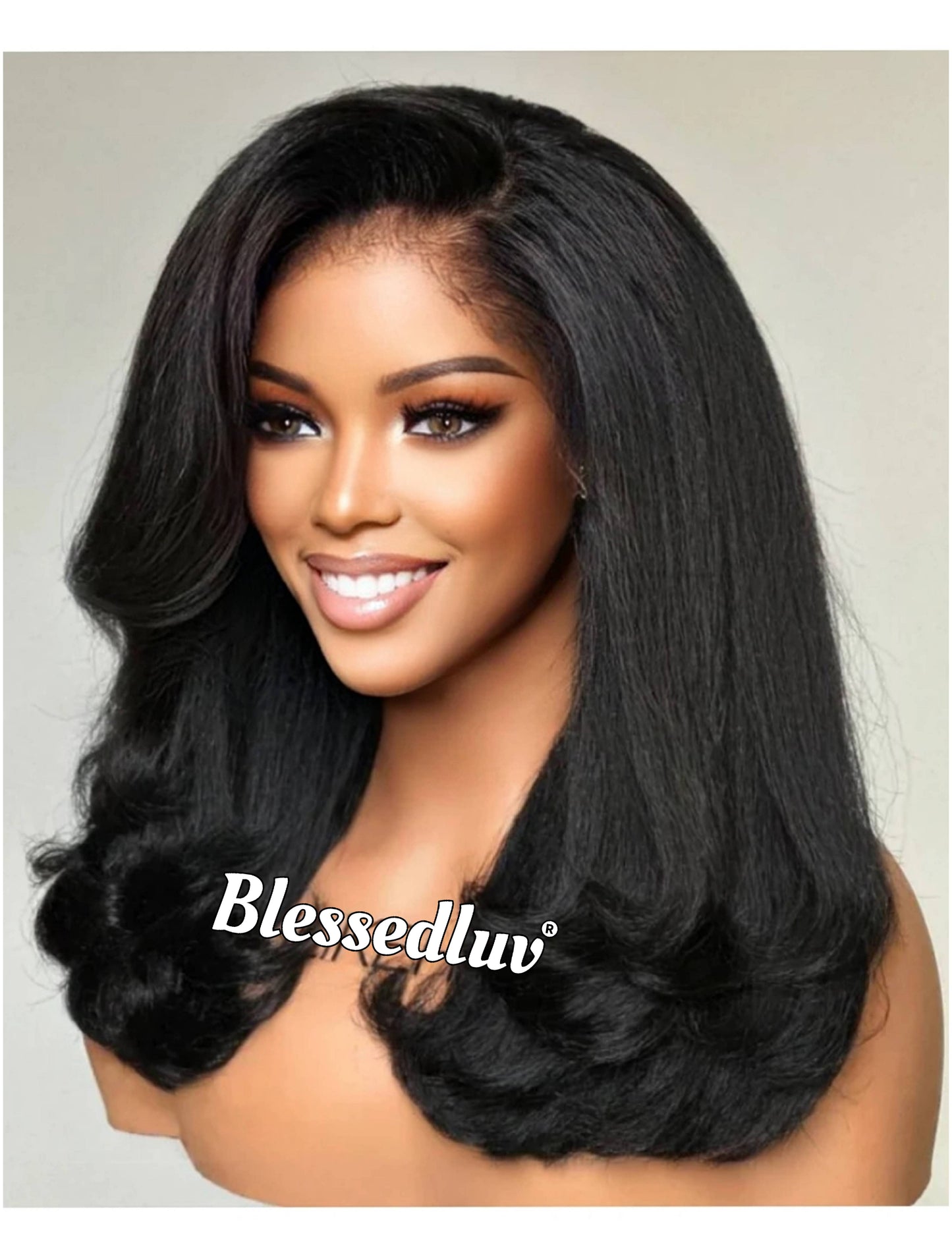 Ada - 4c Texture Ventilated Kinky Wig-Blessedluv.com-Brazilianweave.com