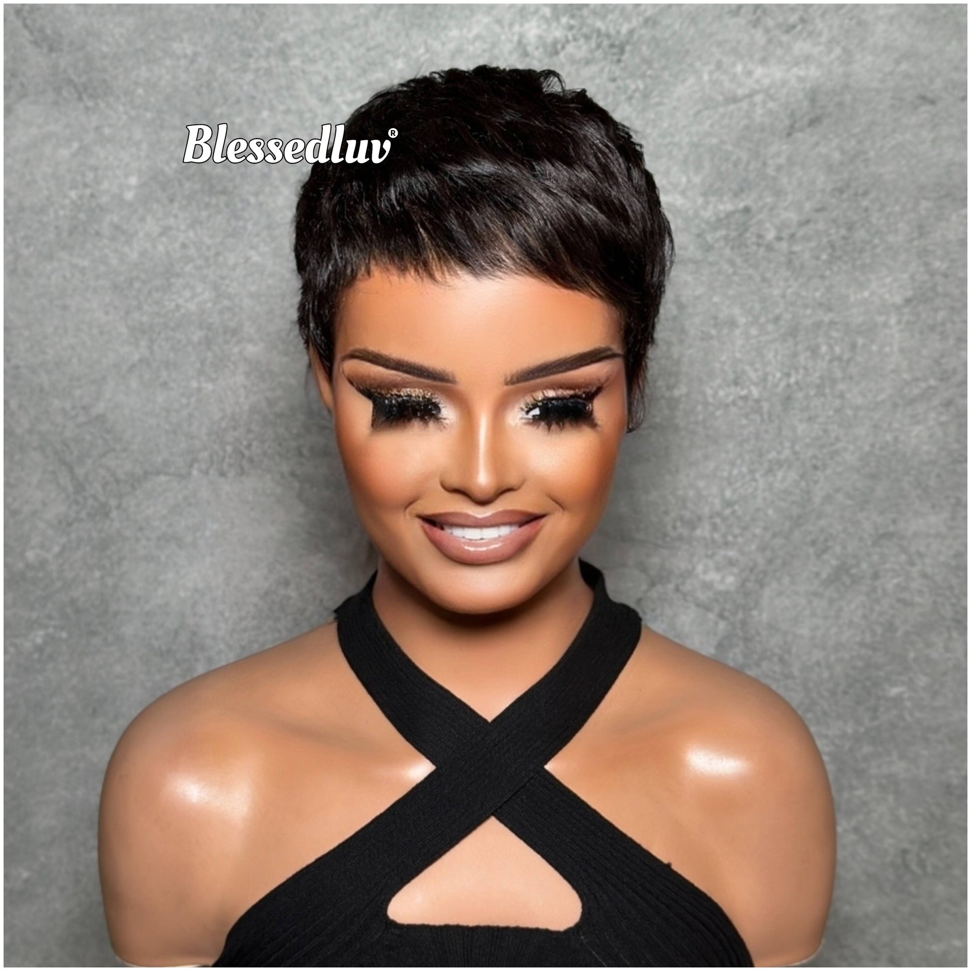 Jada – Pixie Cut Glueless Full Lace Wig, Ready to Wear-Blessedluv.com-Brazilianweave.com