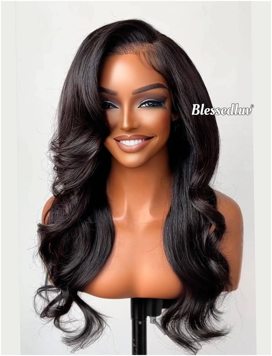 Wendy – Side Part Layered HD 13x4 Lace Frontal Wig-Blessedluv.com-Brazilianweave.com