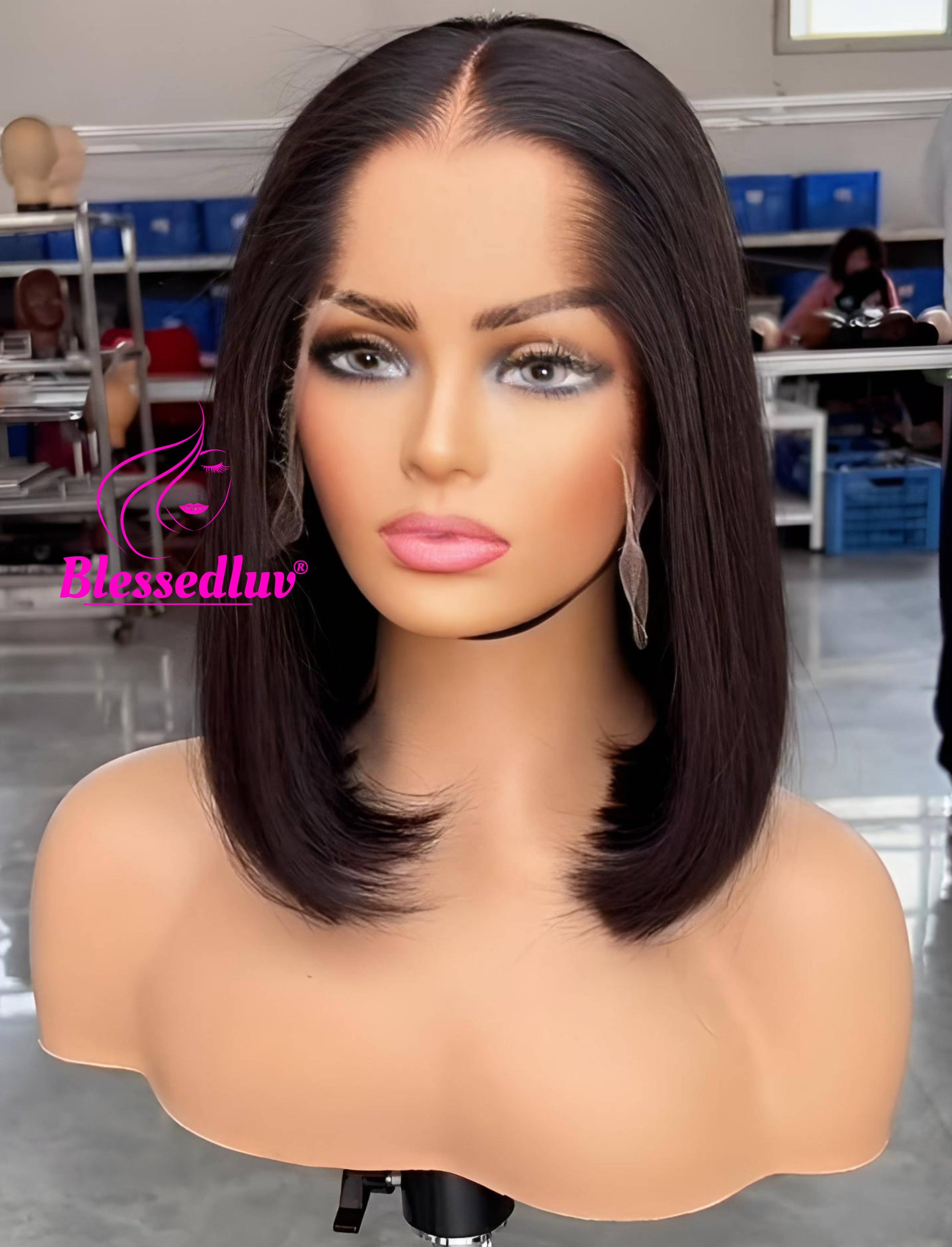 Paula - Lagos Hairline Bob HD Lace Wig-wig-Blessedluv.com-Brazilianweave.com