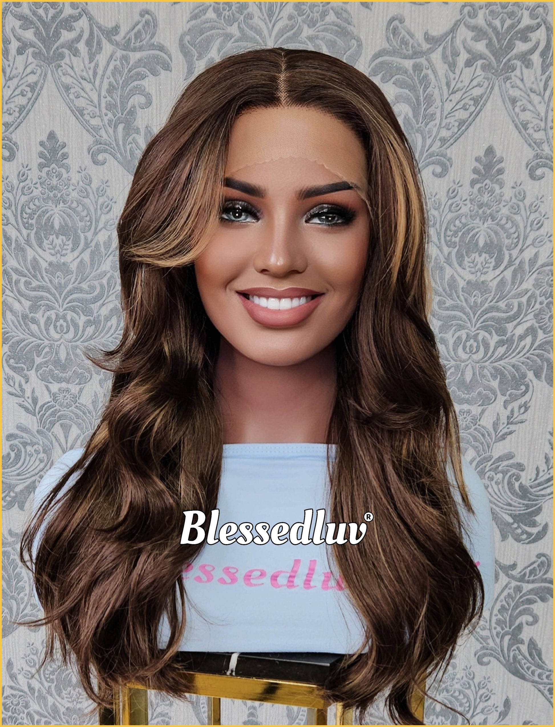 Pamela – Premium Human Hair Blend Wig-Wig-Blessedluv.com-Brazilianweave.com