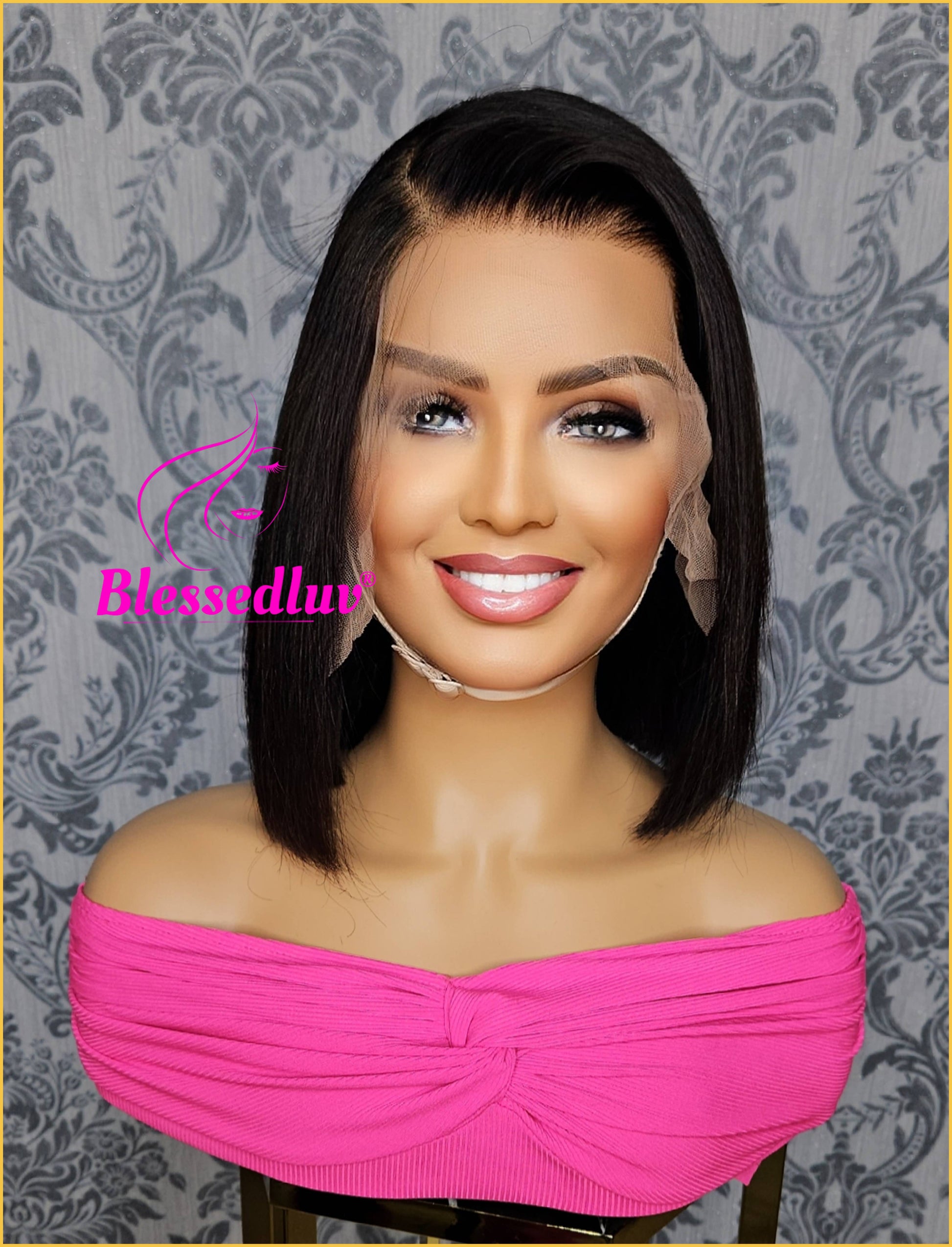 - HD Lace Frontal Bob Wig SALE-Wig-Blessedluv.com-Brazilianweave.com