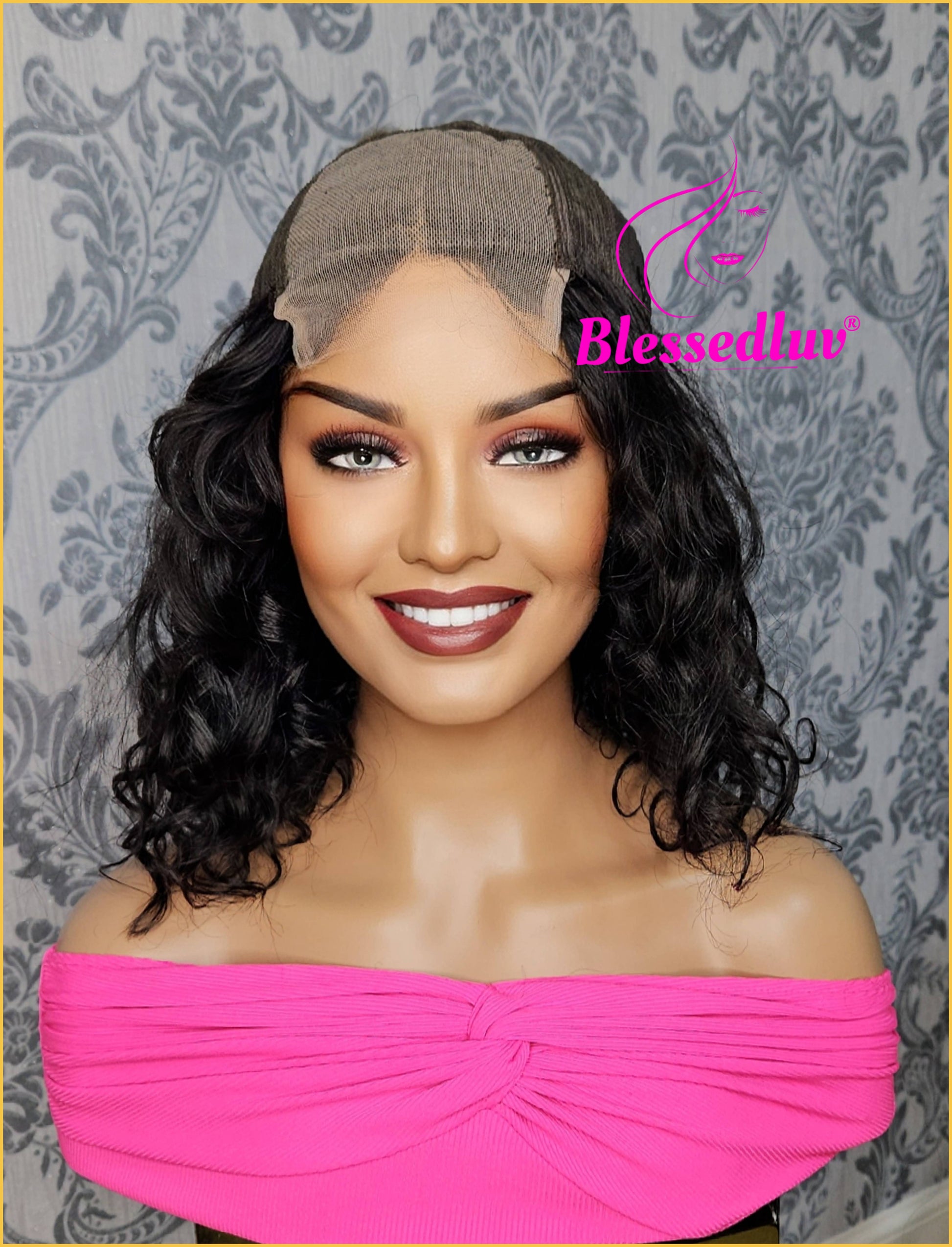 Rayna- HD Lace Curly Closure Wig SALE-WIG-Blessedluv.com-Brazilianweave.com