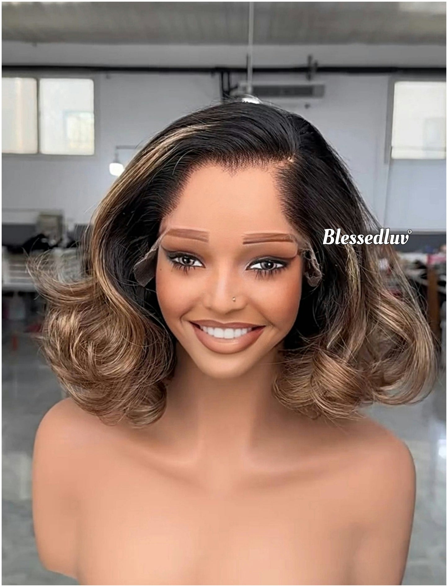 Brandy  – Ash blonde Ombre Wig | Choose Lagos Hairline or Standard Hairline