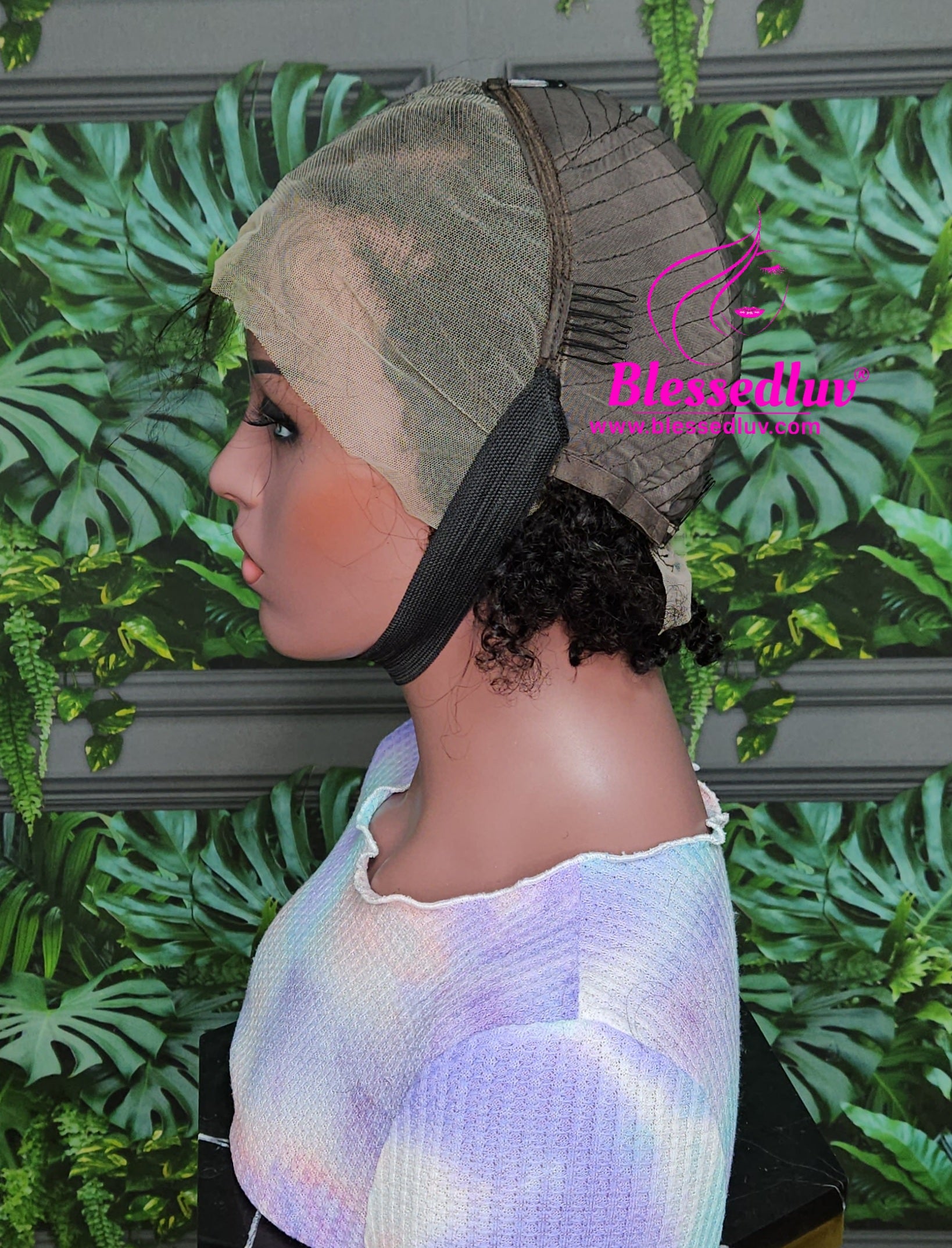 Imami - Braided Glueless Curly Frontal Wig - Affordable Collection - Stock-Wigs-www.blessedluv.com-Brazilianweave.com