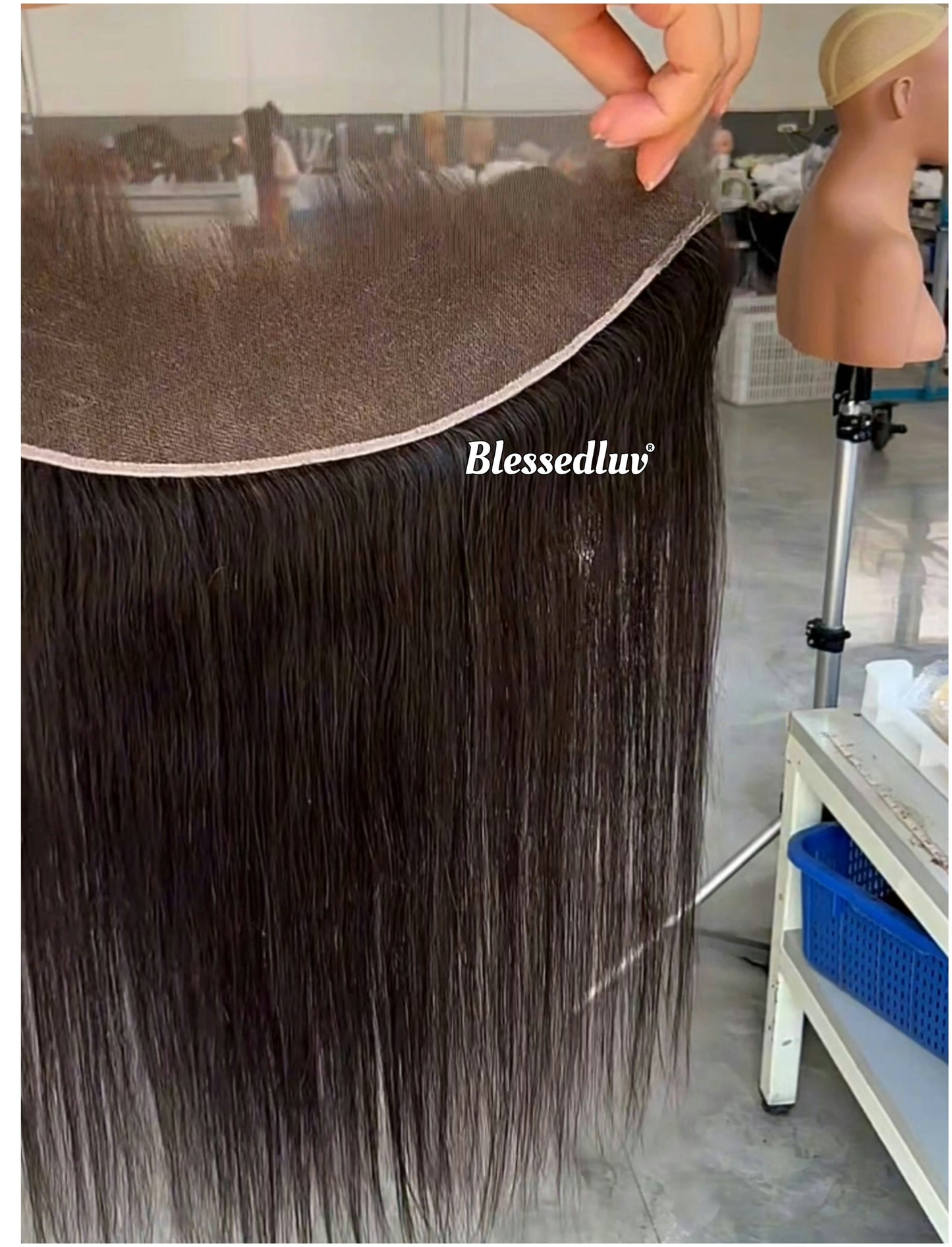 REAL HD Straight Lagos & M Shape Hairline 13x4 Lace Frontal-Wigs-Blessedluv.com-Brazilianweave.com