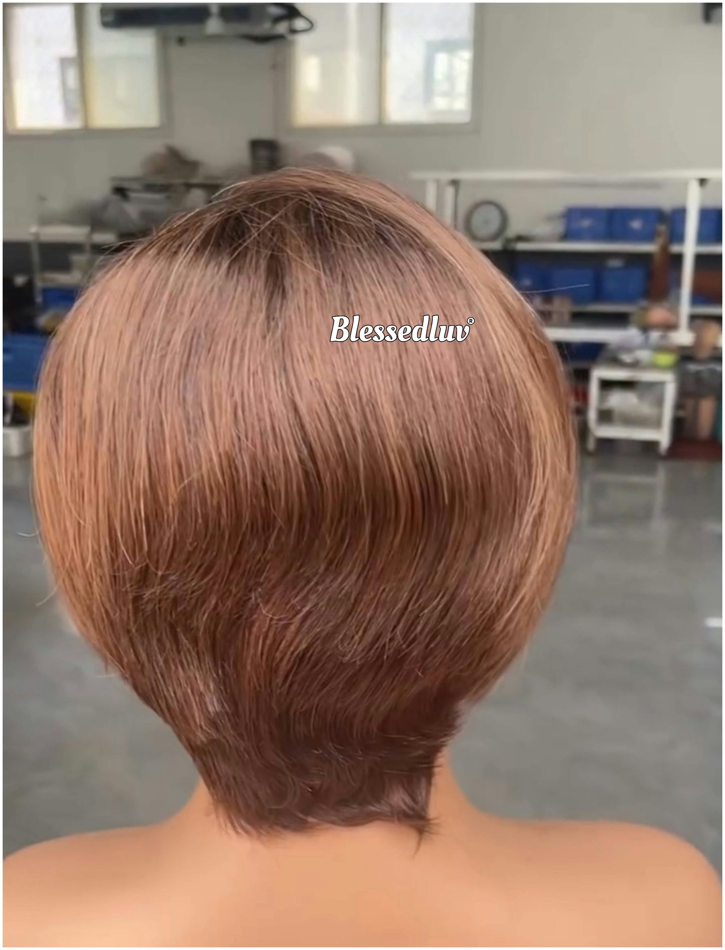 Shaz – Light Brown Pixie Wig | Choose Lagos Hairline or Standard Hairline-Wig-Blessedluv.com-Brazilianweave.com