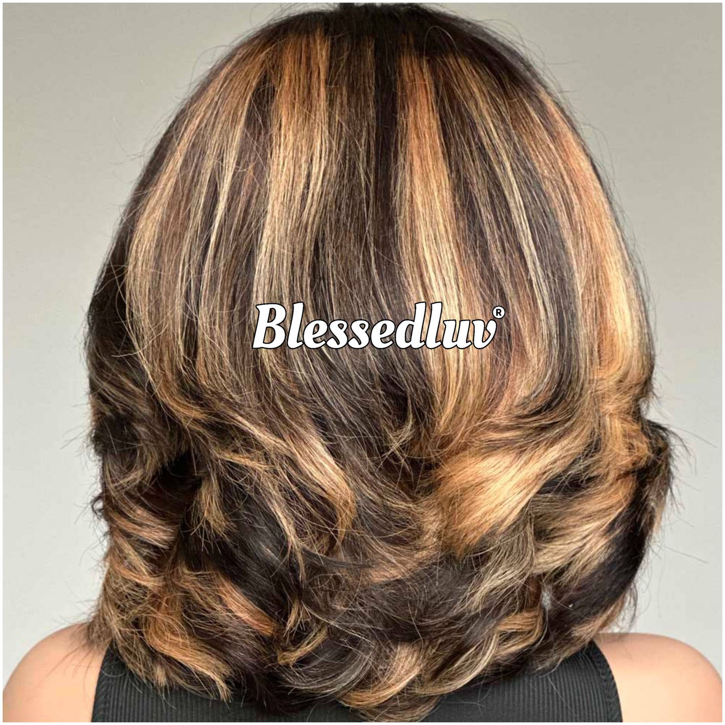 Ebere – Glueless Layered HD Closure Lace Wig in Highlights, Ready to Wear-Blessedluv.com-Brazilianweave.com
