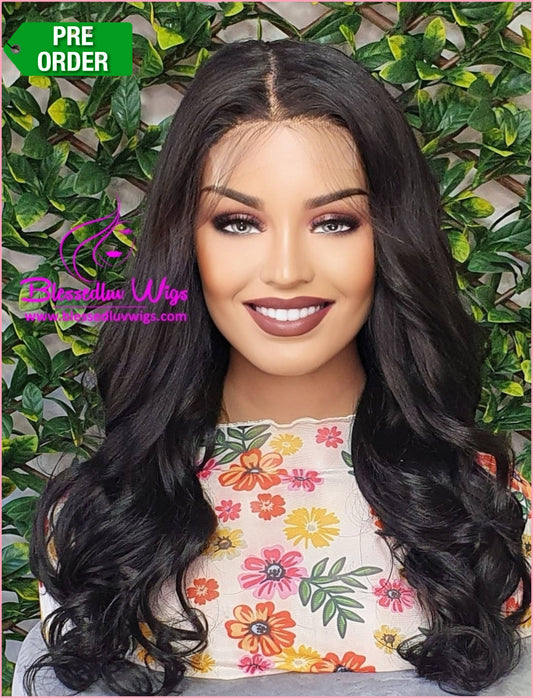 Eloise - Colour #1 & 1b Brazilian Lace Closure Wig SALE-Wig-Blessedluv.com-Brazilianweave.com