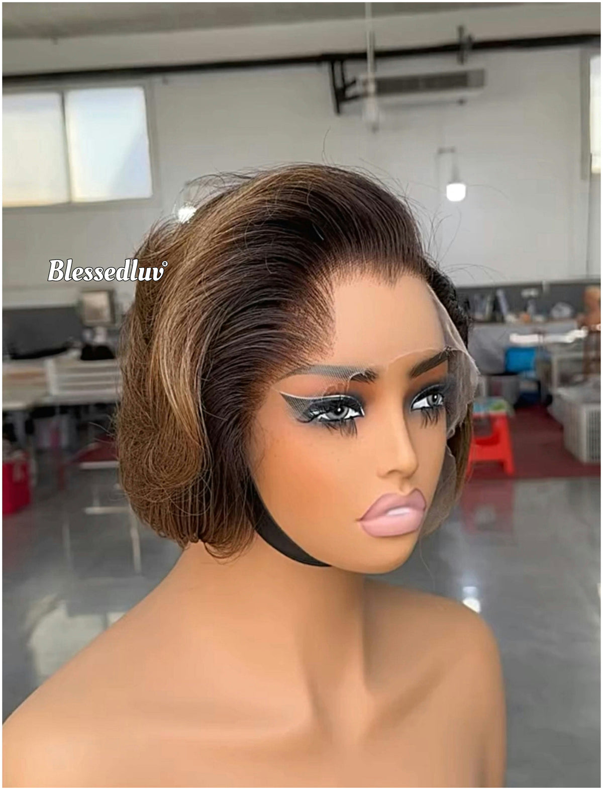 Isabella  – Ombre Pixie Wig | Choose Lagos Hairline or Standard Hairline