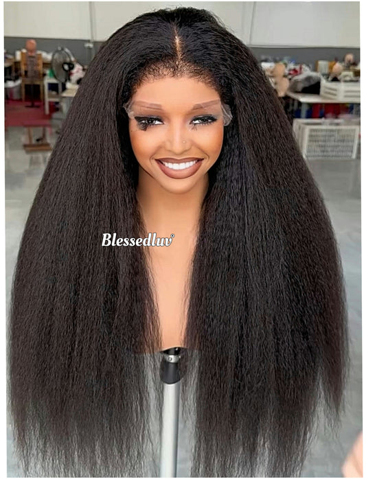 Dee - 4C Edges Textured Glueless Wig-Blessedluv.com-Brazilianweave.com