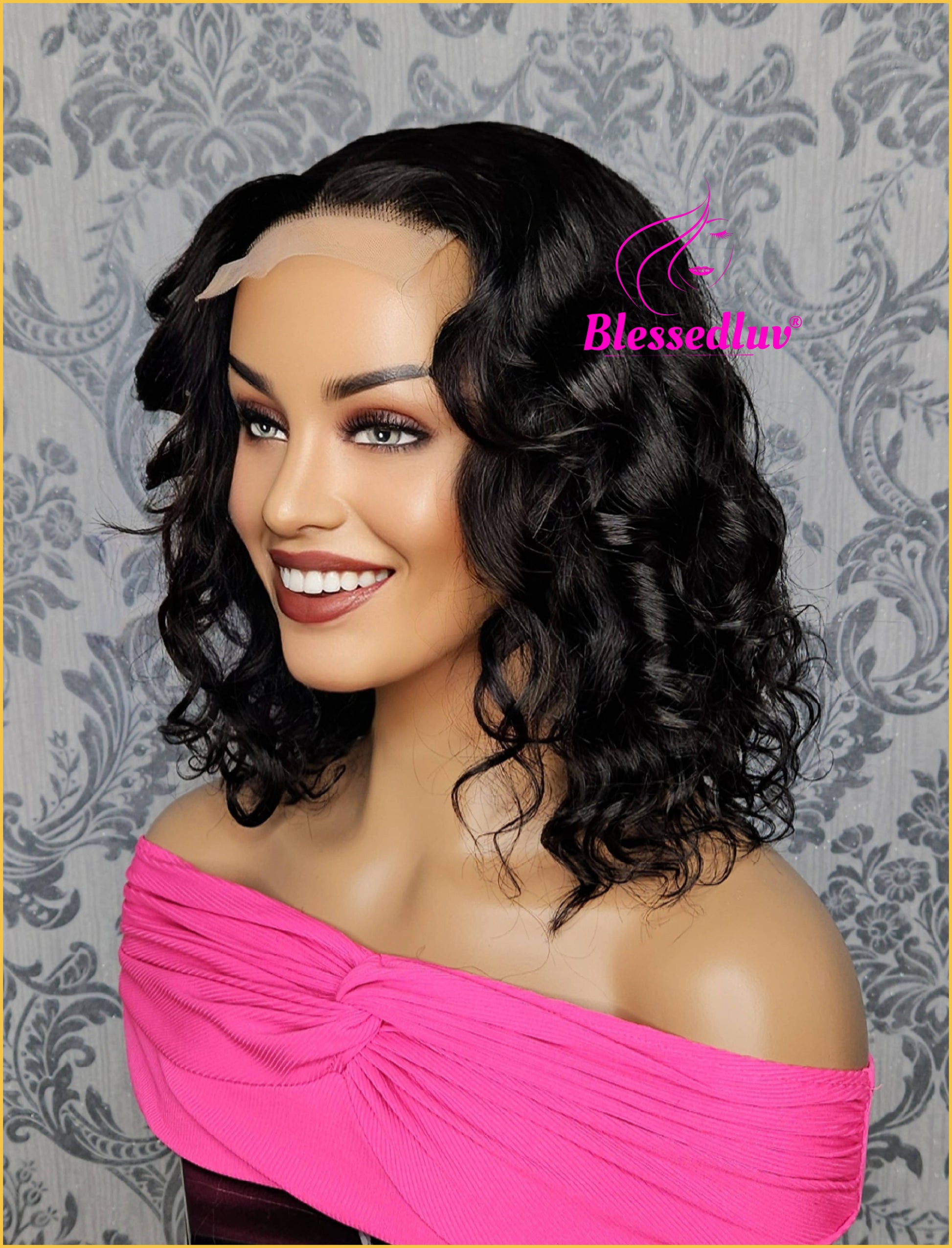 Rayna- HD Lace Curly Closure Wig SALE-WIG-Blessedluv.com-Brazilianweave.com