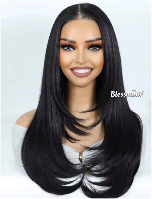 Mira – Layered Synthetic Lace Wig-Wig-Blessedluv.com-Brazilianweave.com