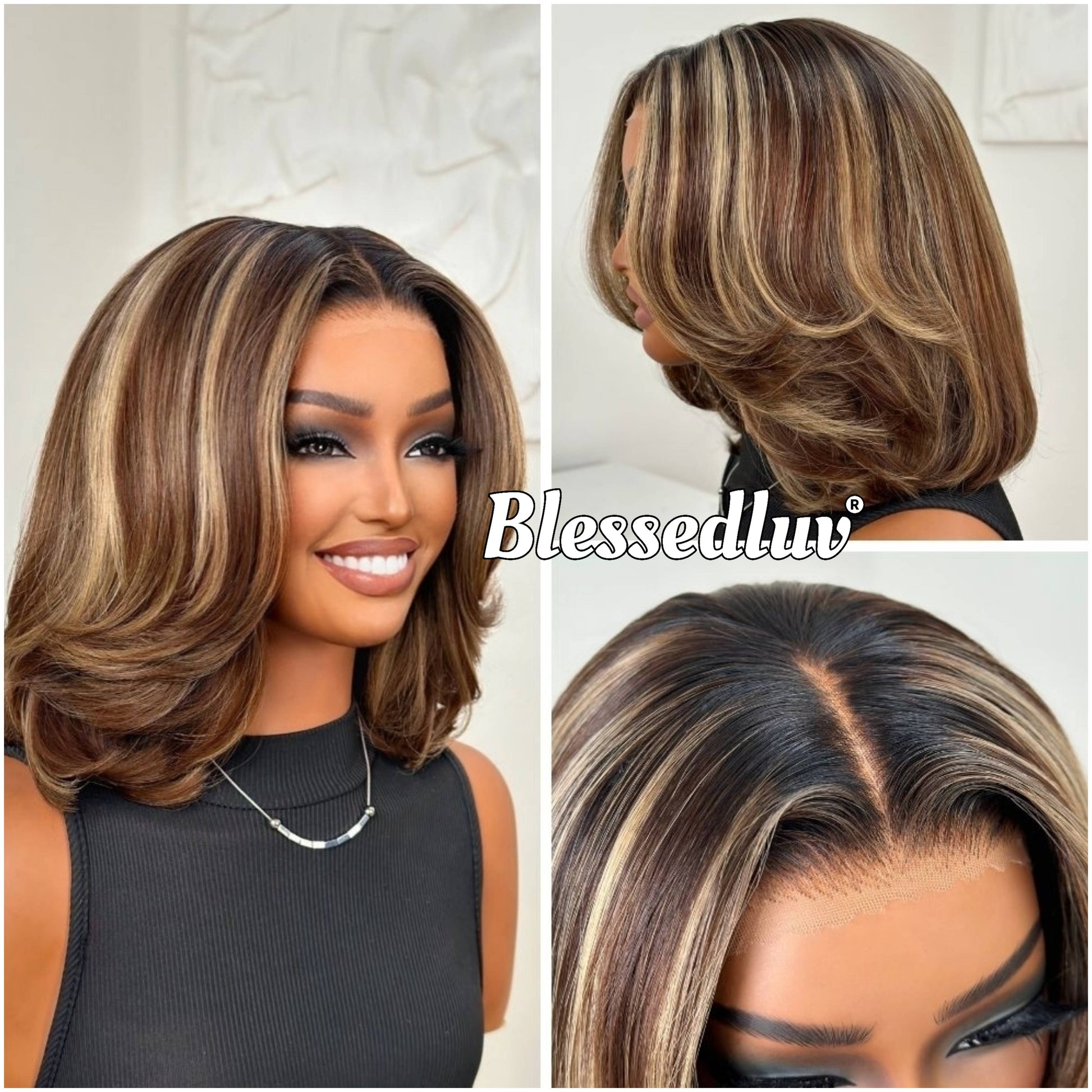 Mari – Balayage Glueless Layered HD 7x5 Closure Lace Wig, Ready to Wear-Blessedluv.com-Brazilianweave.com