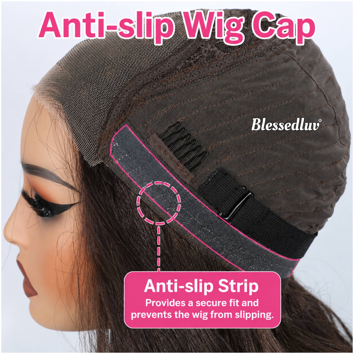 Omari – Layered Premium Human Hair Blend Wig-Wig-Blessedluv.com-Brazilianweave.com