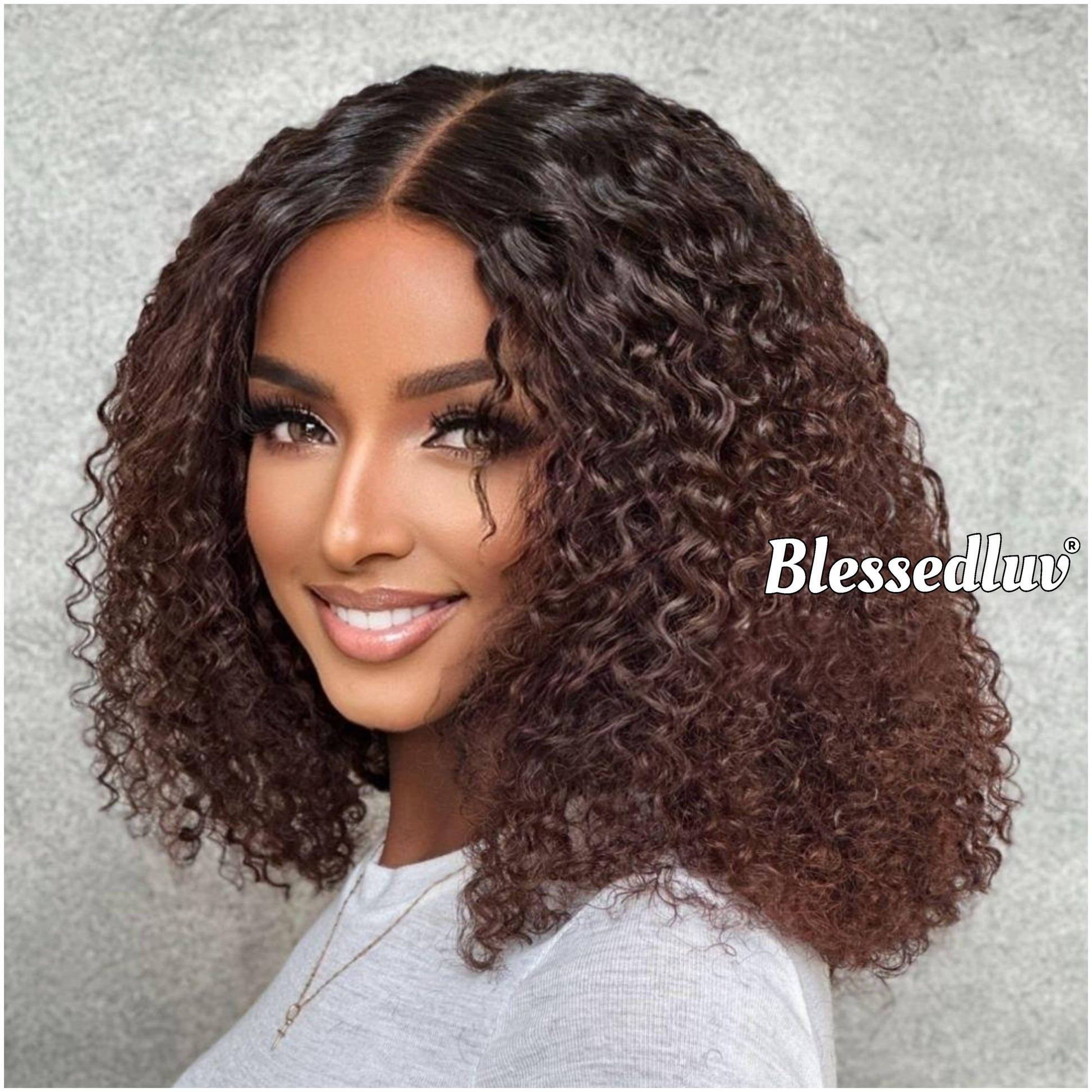 Ari - Kinky Curly Ombré Texture Wig - 250%-Blessedluv.com-Brazilianweave.com