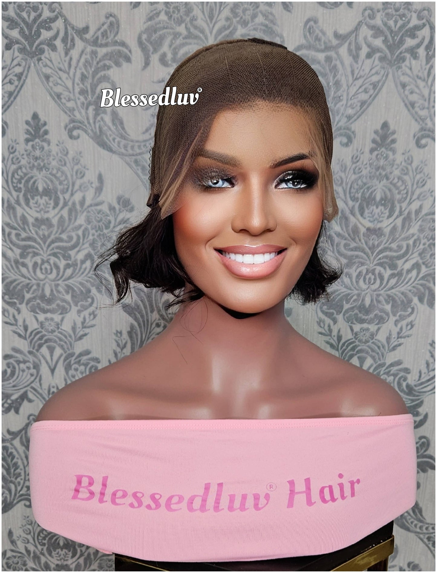 Rachel - Silky Yaki Glueless Lace Frontal Wig-Wig-Blessedluv.com-Brazilianweave.com