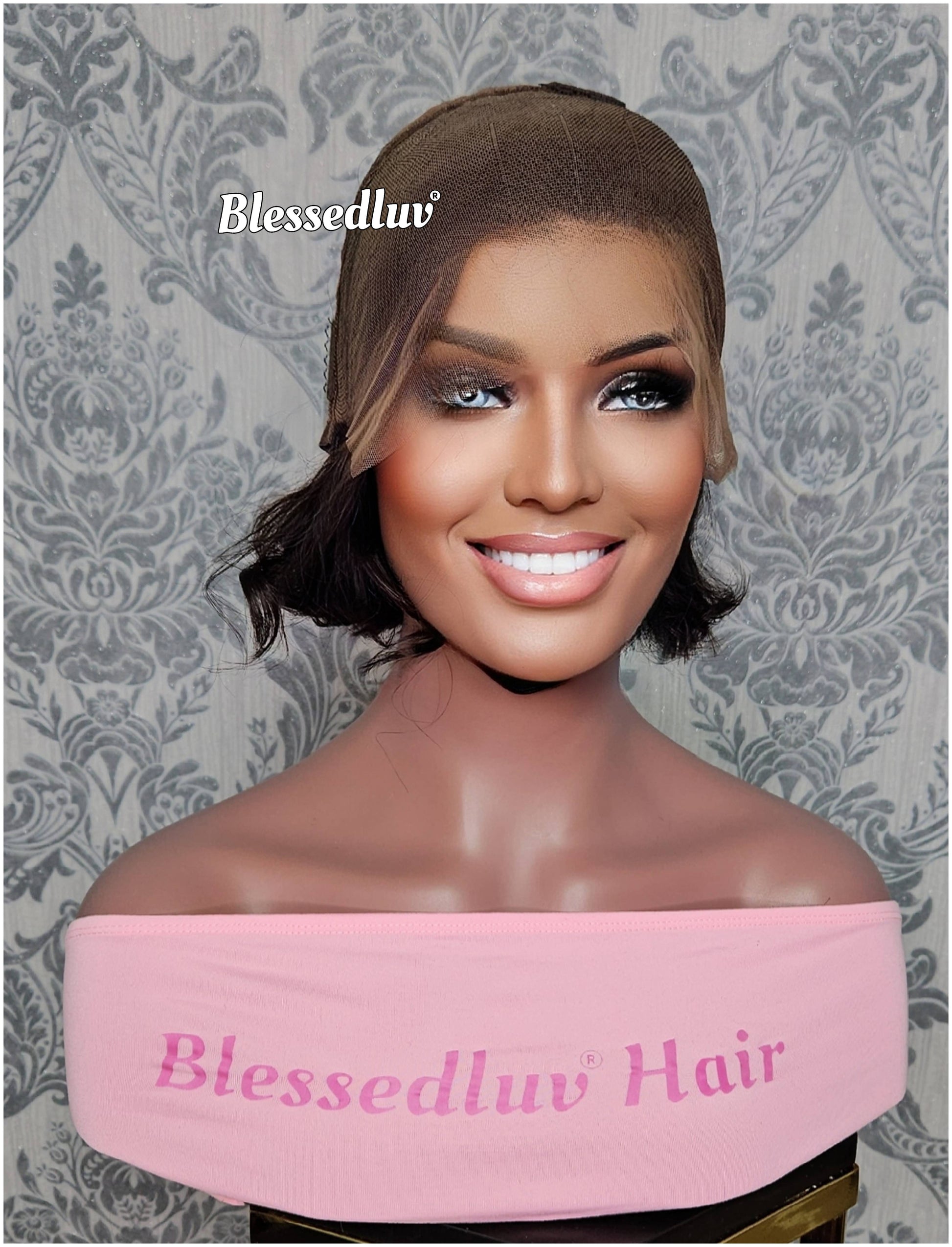 Rachel - Silky Yaki Glueless Lace Frontal Wig-Wig-Blessedluv.com-Brazilianweave.com