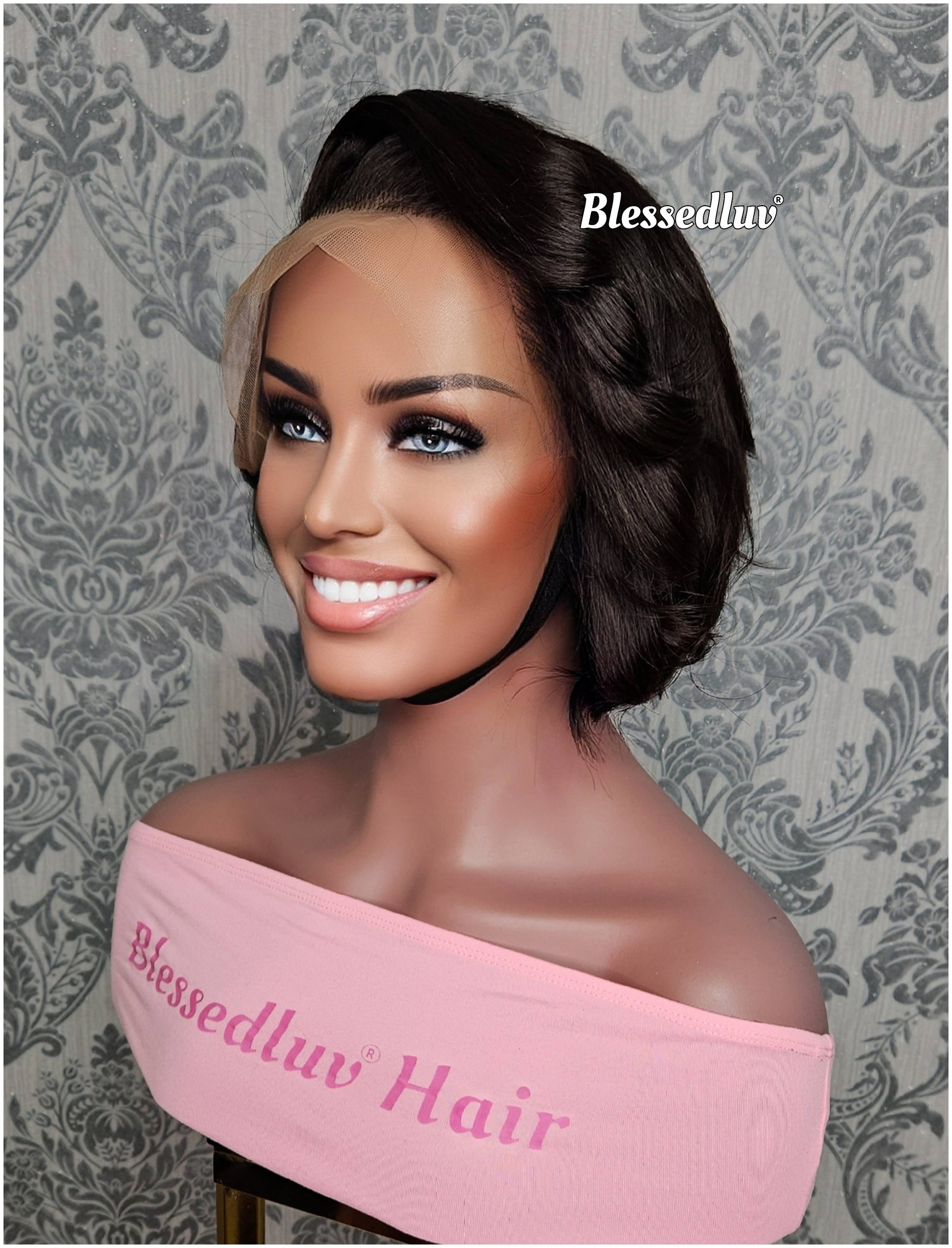 Rachel - Silky Yaki Glueless Lace Frontal Wig-Wig-Blessedluv.com-Brazilianweave.com