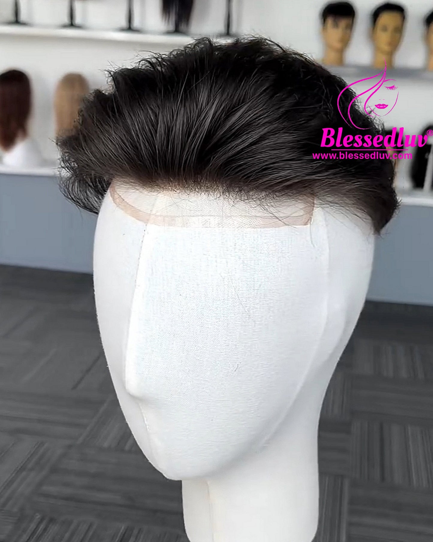 Jack - Ready To Wear Man Wig Toupee-Wigs-Blessedluv.com-Brazilianweave.com