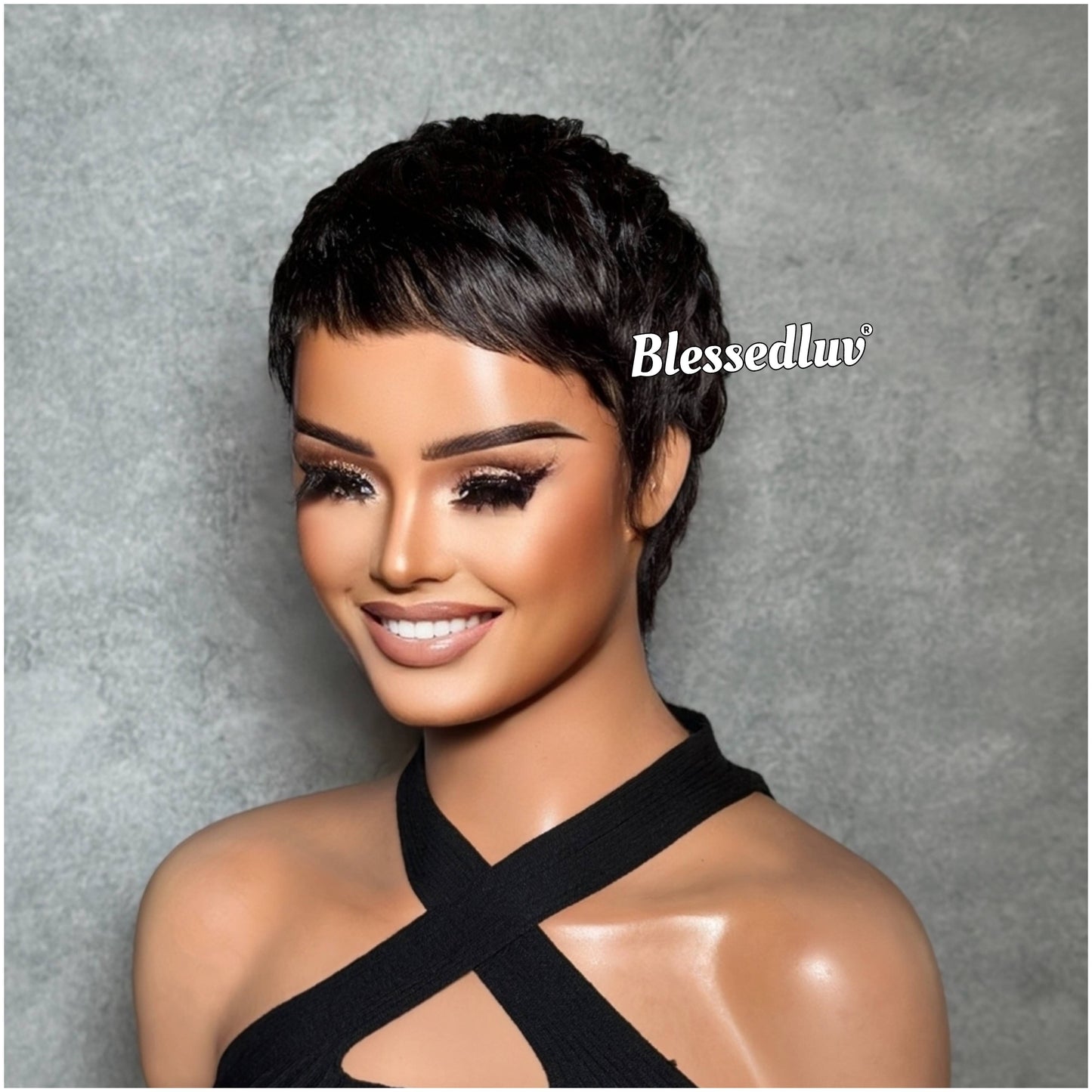 Jada – Pixie Cut Glueless Full Lace Wig, Ready to Wear-Blessedluv.com-Brazilianweave.com