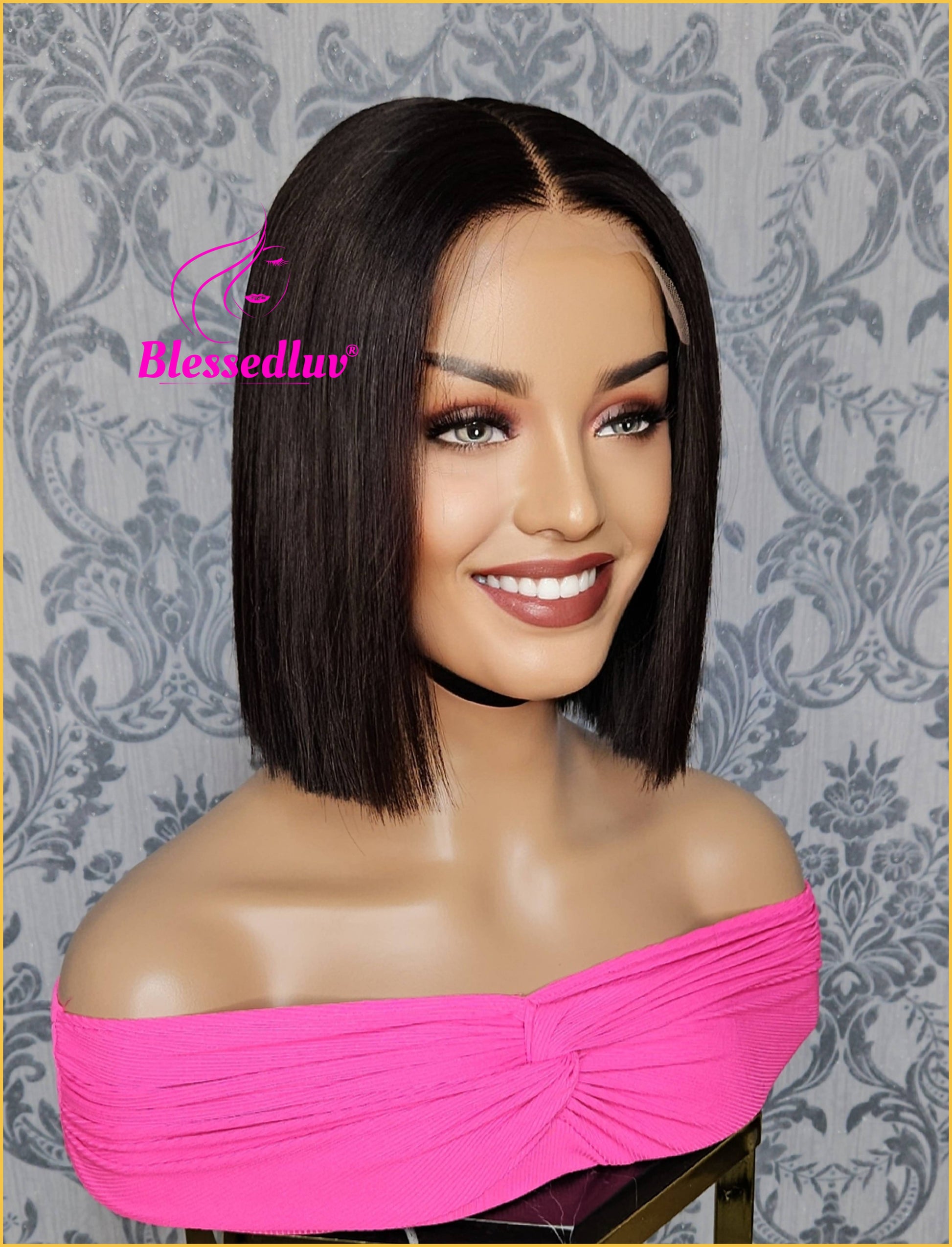 Christy - Lace Frontal Bob Wig-Wig-Blessedluv.com-Brazilianweave.com