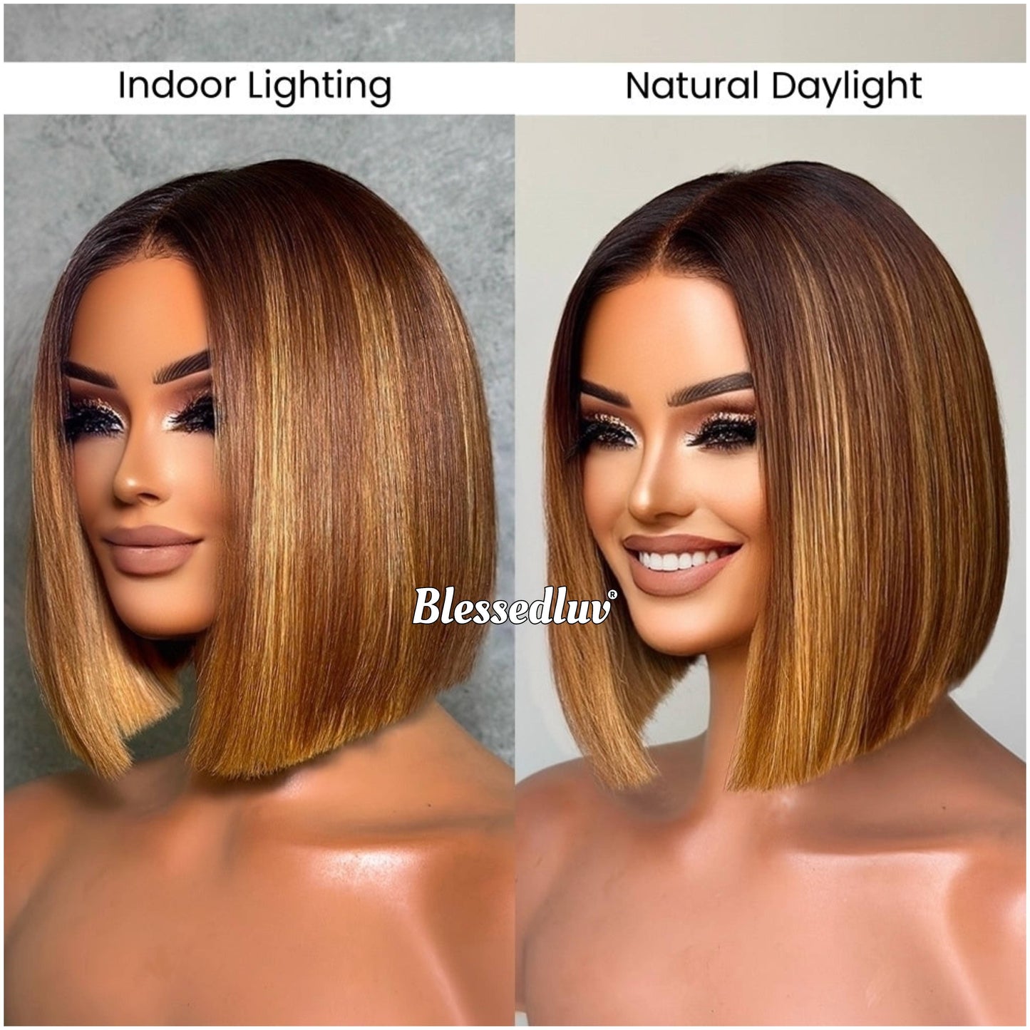 Samara – Balayage Ombré Blonde Glueless Layered HD Closure Lace Wig, Ready to Wear-Blessedluv.com-Brazilianweave.com