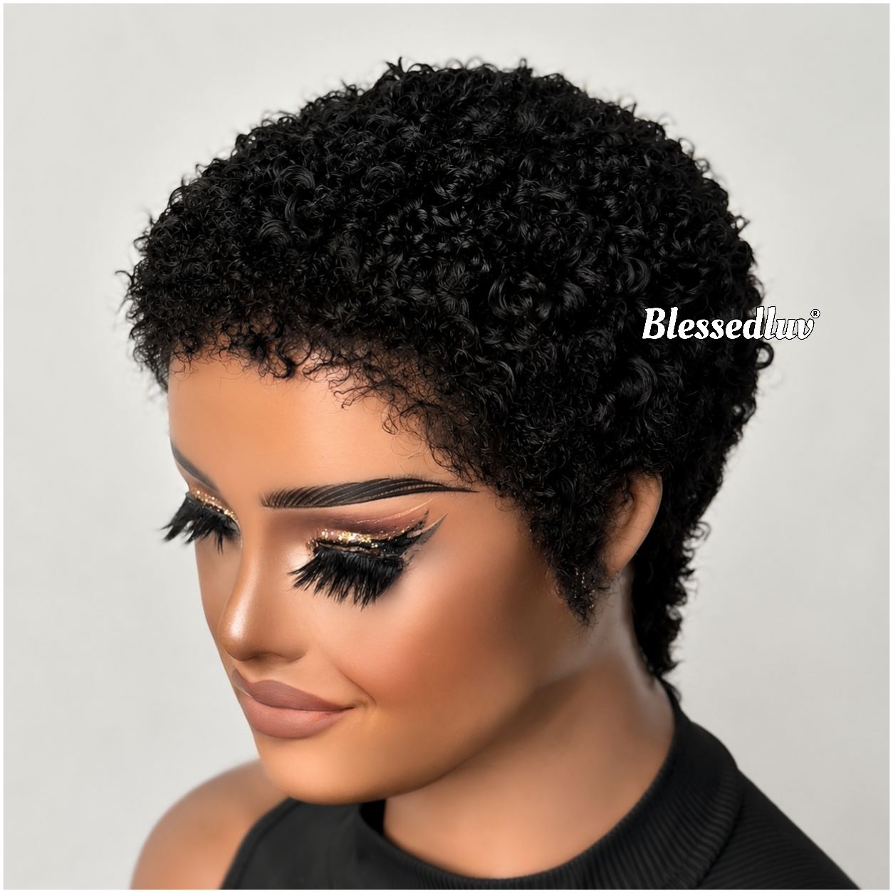 Drine – Pixie Cut No Lace Glueless, Ready to Wear-Blessedluv.com-Brazilianweave.com