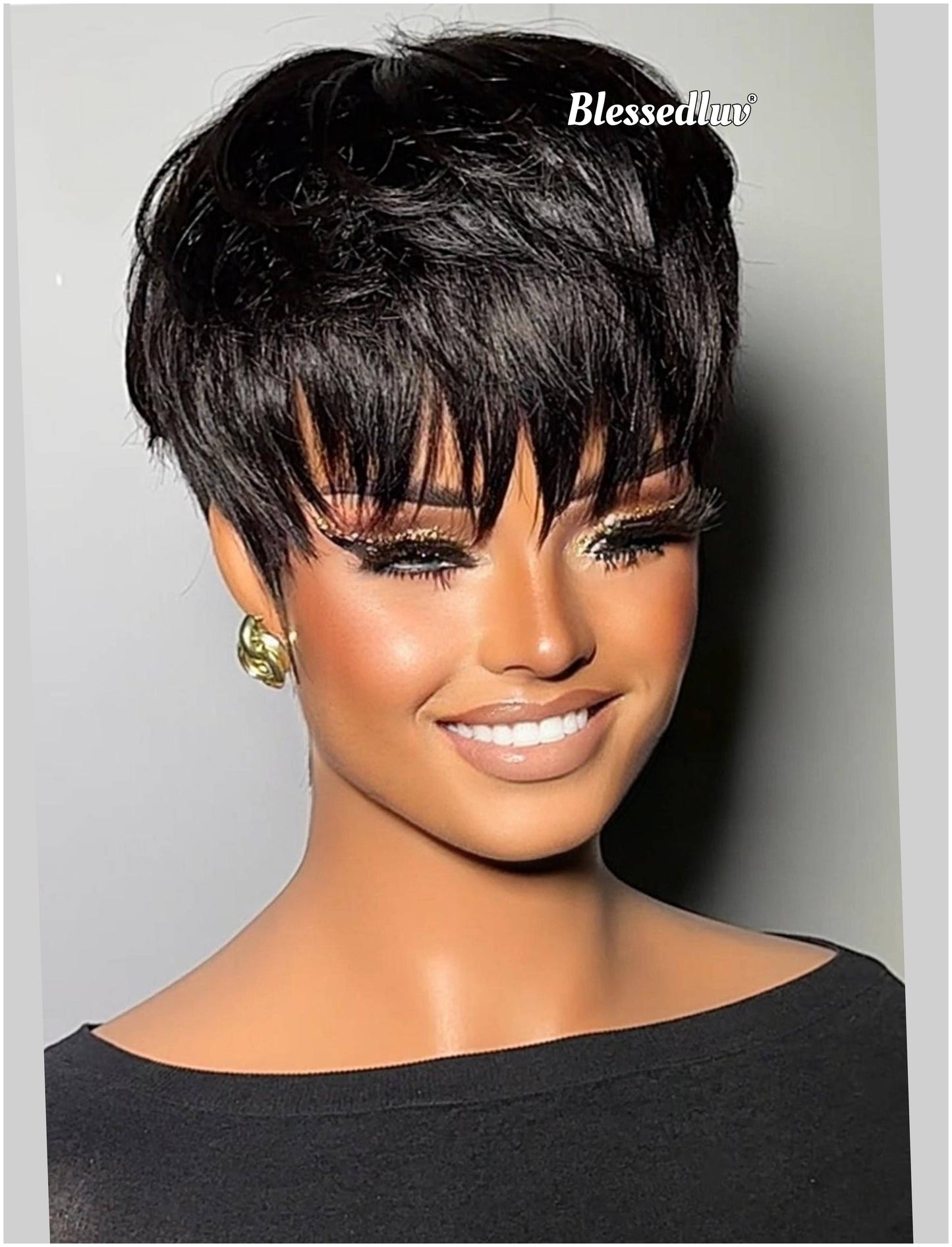 Shiloh  – Pixie Cut No Lace Glueless, Ready to Wear