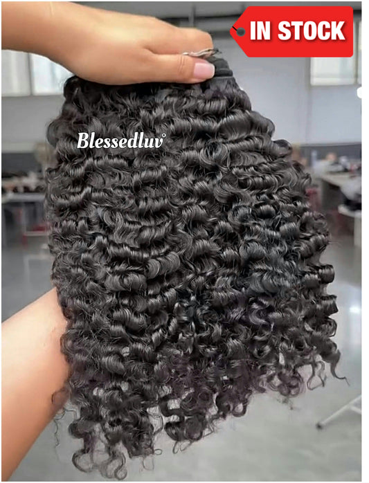 Bouncy Curl - Luxury Bone Super Double Drawn - Last 5 Years+ -SALE STOCK-Hair Extensions-www.blessedluv.com-Brazilianweave.com