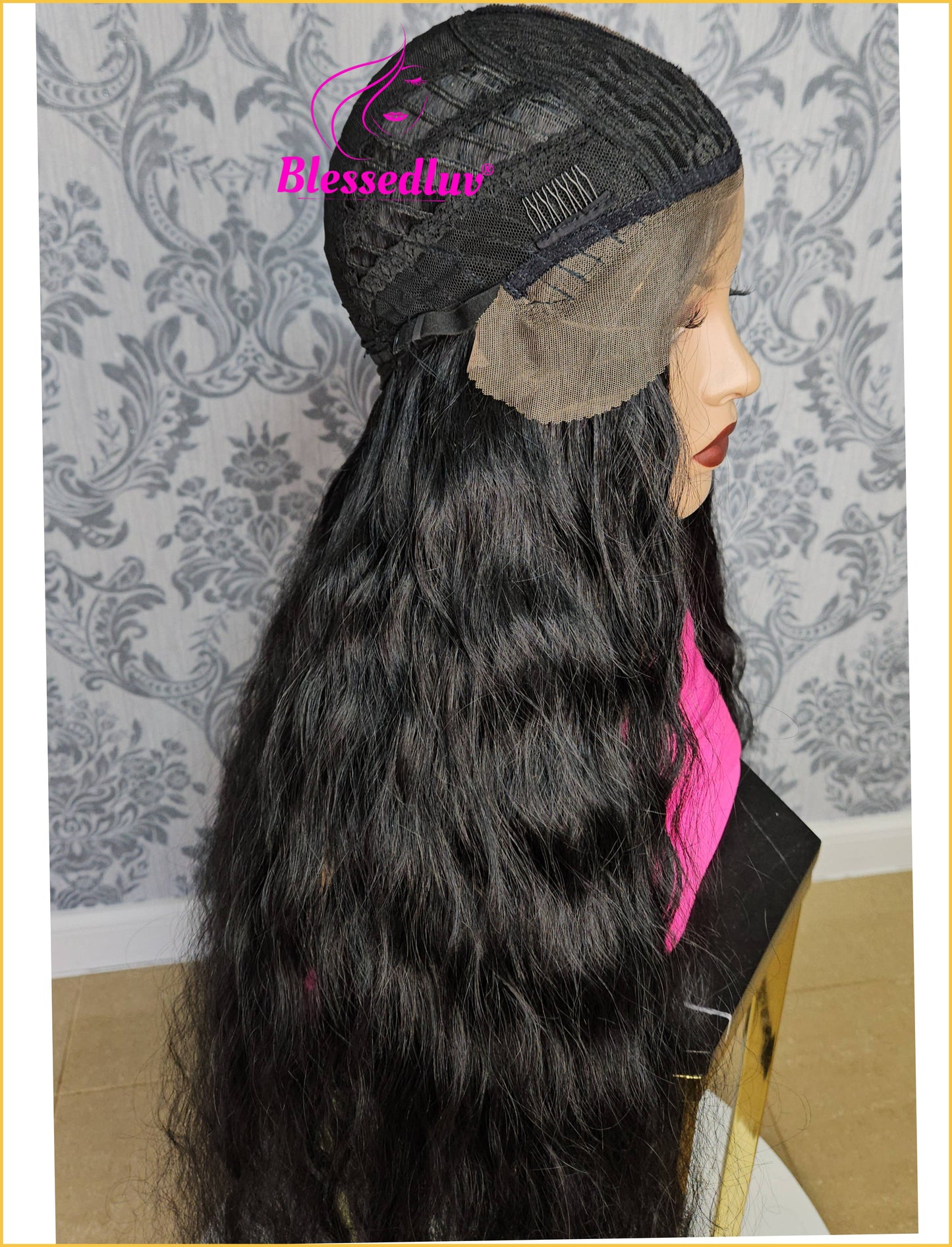 Karen - Synthetic Wavy Lace Wig-Blessedluv.com-Brazilianweave.com