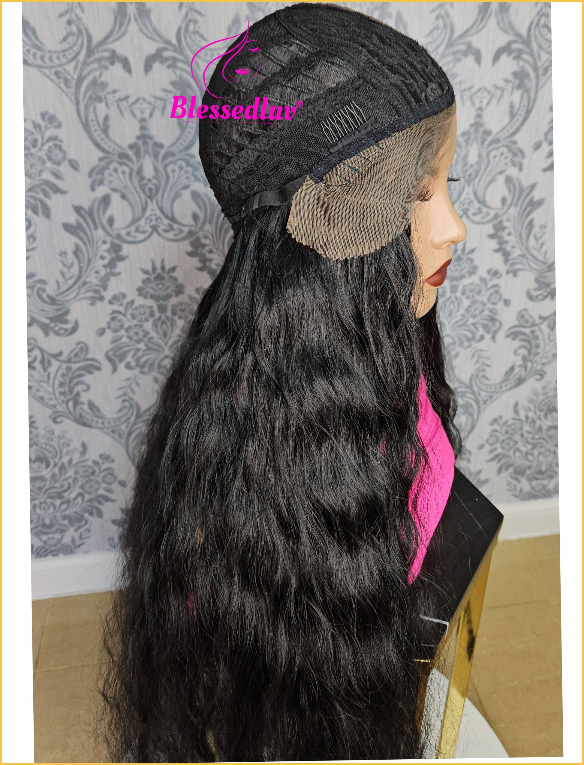 Karen - Synthetic Wavy Lace Wig-Blessedluv.com-Brazilianweave.com