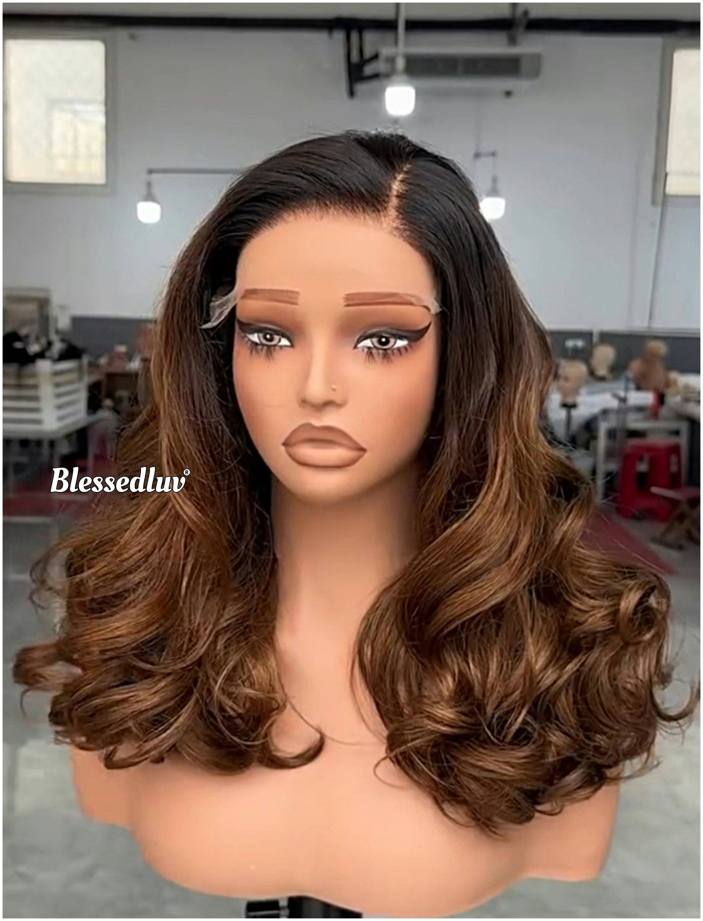 Alisha – Light Brown Shade Custom Wig | Choose Lagos or Standard Hairline