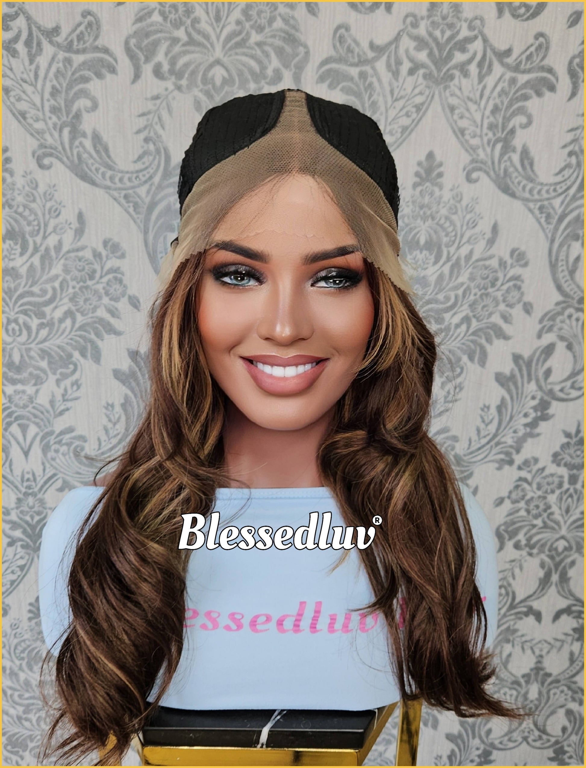 Pamela – Premium Human Hair Blend Wig-Wig-Blessedluv.com-Brazilianweave.com