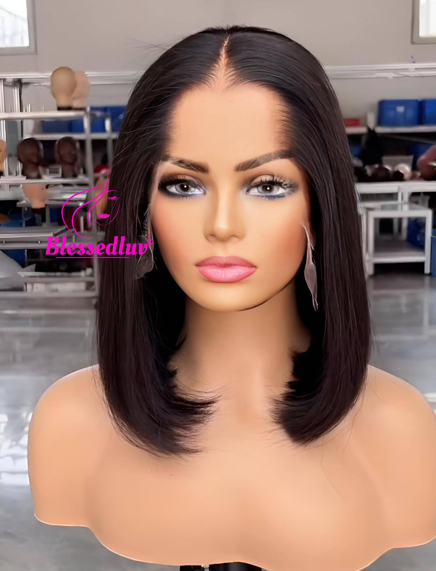 Paula - Lagos Hairline Bob HD Lace Wig-wig-Blessedluv.com-Brazilianweave.com
