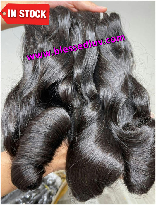 Bouncy Curl - Luxury Bone Straight Super Double Drawn - Last 5 Years+ -SALE STOCK-Hair Extensions-www.blessedluv.com-Brazilianweave.com