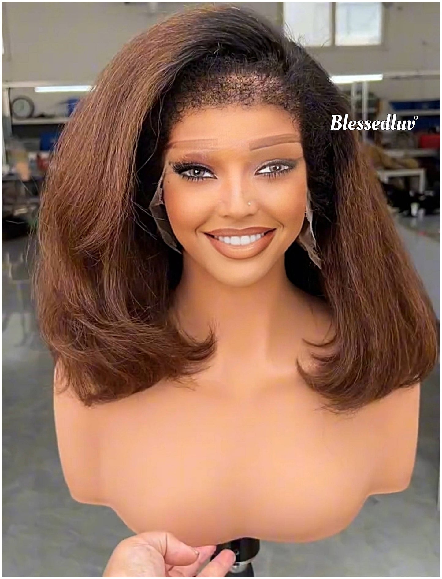 Ludmia – HD Ombré Custom Glueless Bob Wig | Choose Lagos or Standard Hairline-Wig-Blessedluv.com-Brazilianweave.com