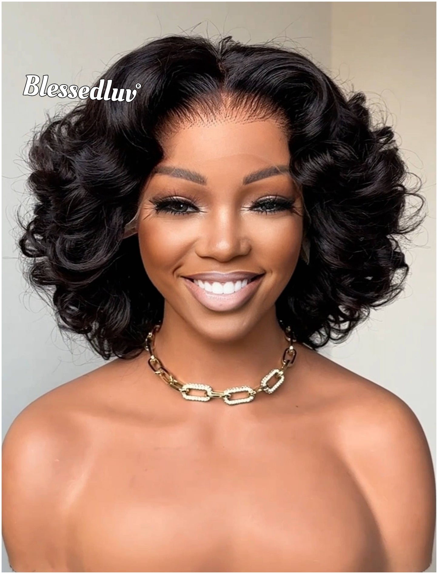 Karen – Bouncy Curls Glueless HD 5x5 Closure Lace Wig, Ready to Wear-Blessedluv.com-Brazilianweave.com