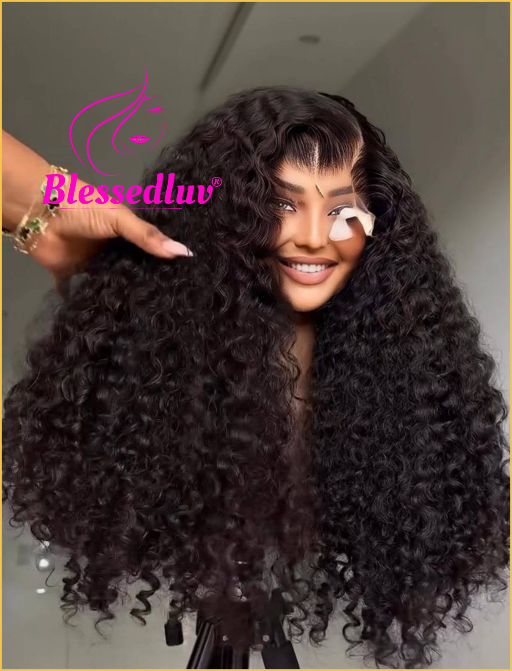 Destiny - Eurasian Curls Luxury Super Double Drawn Wig - 24 inch-Blessedluv.com-Brazilianweave.com