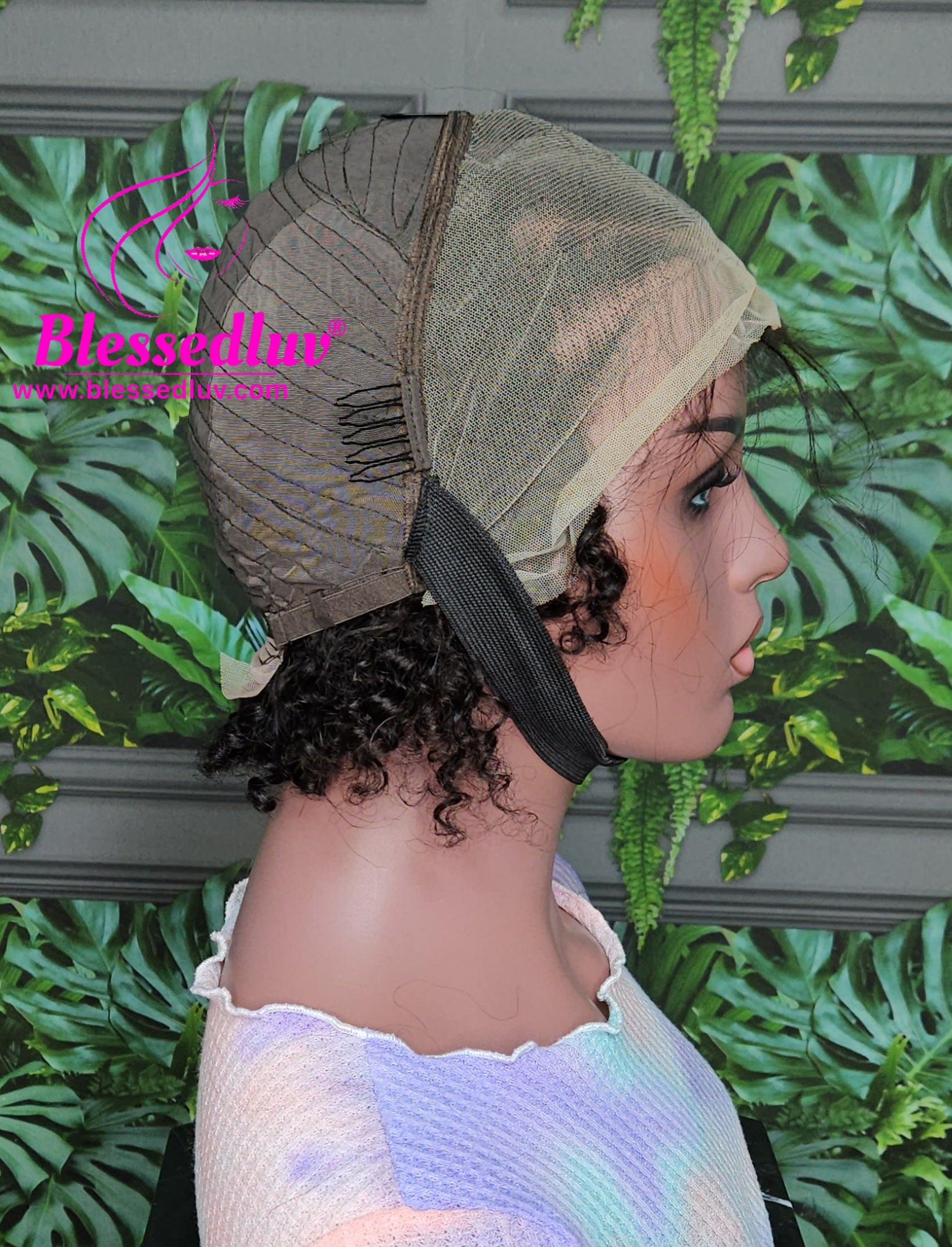 Imami - Braided Glueless Curly Frontal Wig - Affordable Collection - Stock-Wigs-www.blessedluv.com-Brazilianweave.com