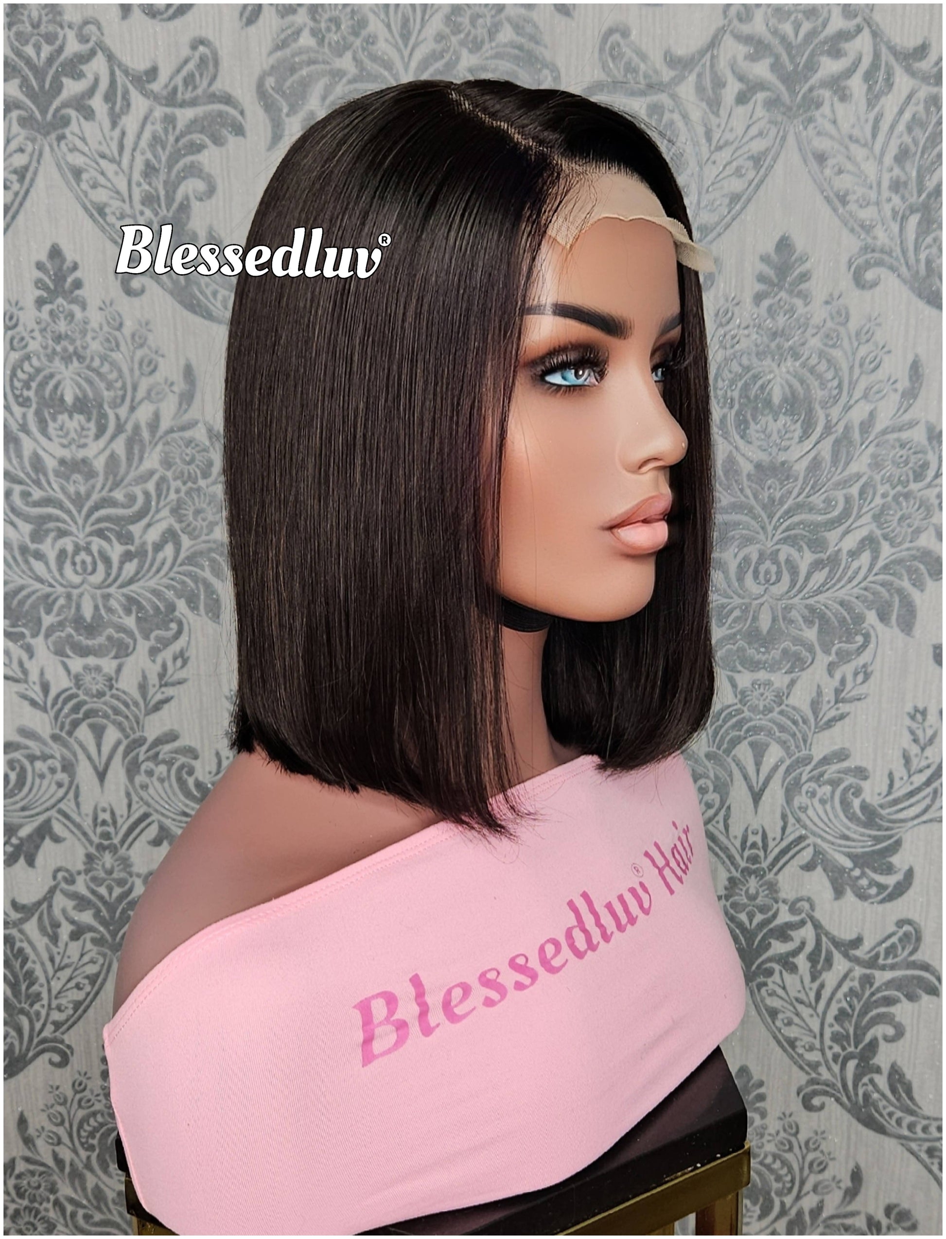 Anabella - Glueless Double Drawn Lace Closure Bob Wig-Wig-Blessedluv.com-Brazilianweave.com
