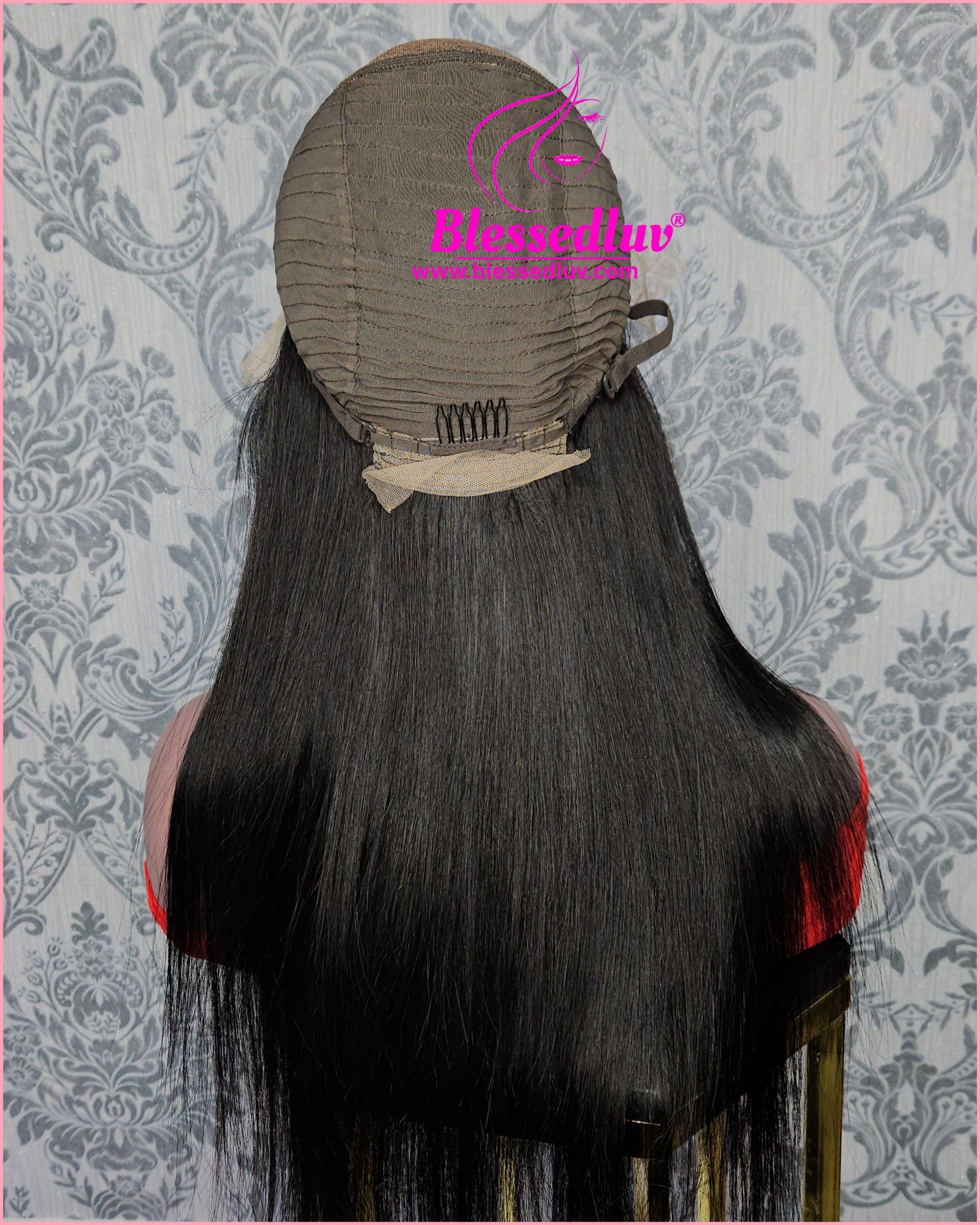 Rosa - Colour #1 HD Lace Frontal Straight Glueless Wig-Wig-Blessedluv.com-Brazilianweave.com
