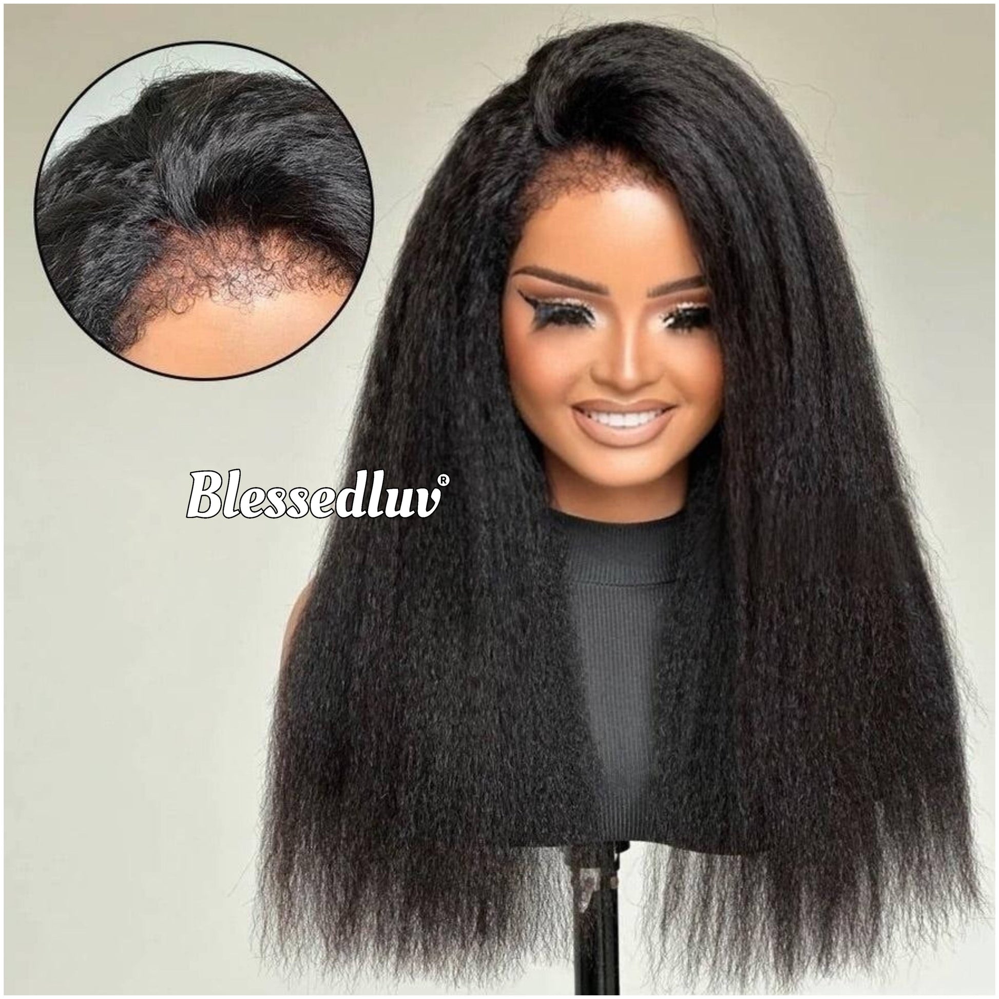 Joyce - Texture 3C Edges Ventilated Wig-Blessedluv.com-Brazilianweave.com