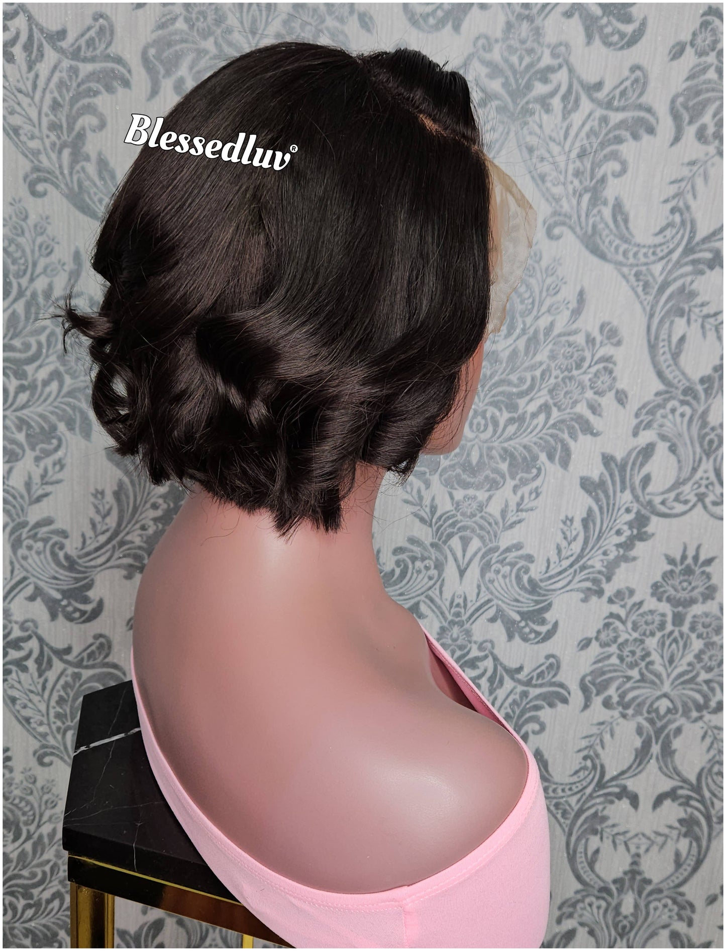 Rachel - Silky Yaki Glueless Lace Frontal Wig-Wig-Blessedluv.com-Brazilianweave.com