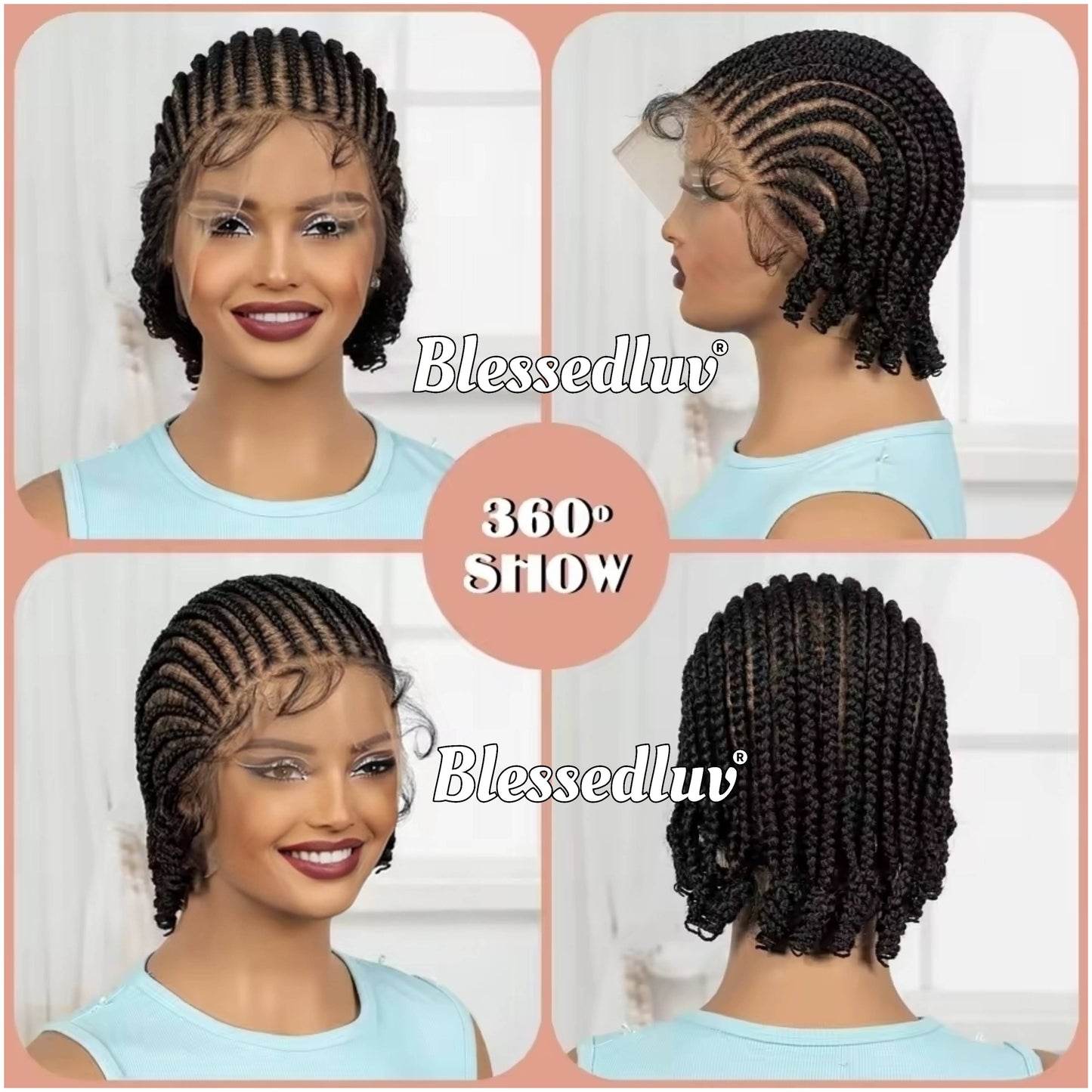 Buki - Cornrow Full Lace HD Wig - Ready To Wear-Wig-Blessedluv.com-Brazilianweave.com